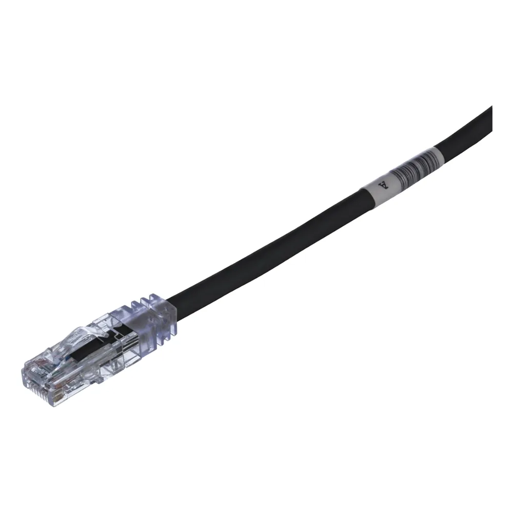 Cable de Parcheo TX6, UTP Cat6, 24 AWG, CM, Color Negro, 10 Metros (32.81 Pies)