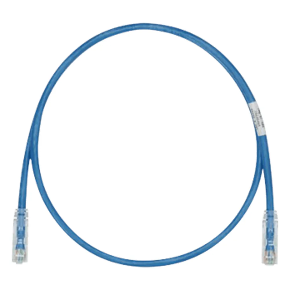 Cable de Parcheo TX6, UTP Cat6, 24 AWG, CM, Color Azul, 20 Metros