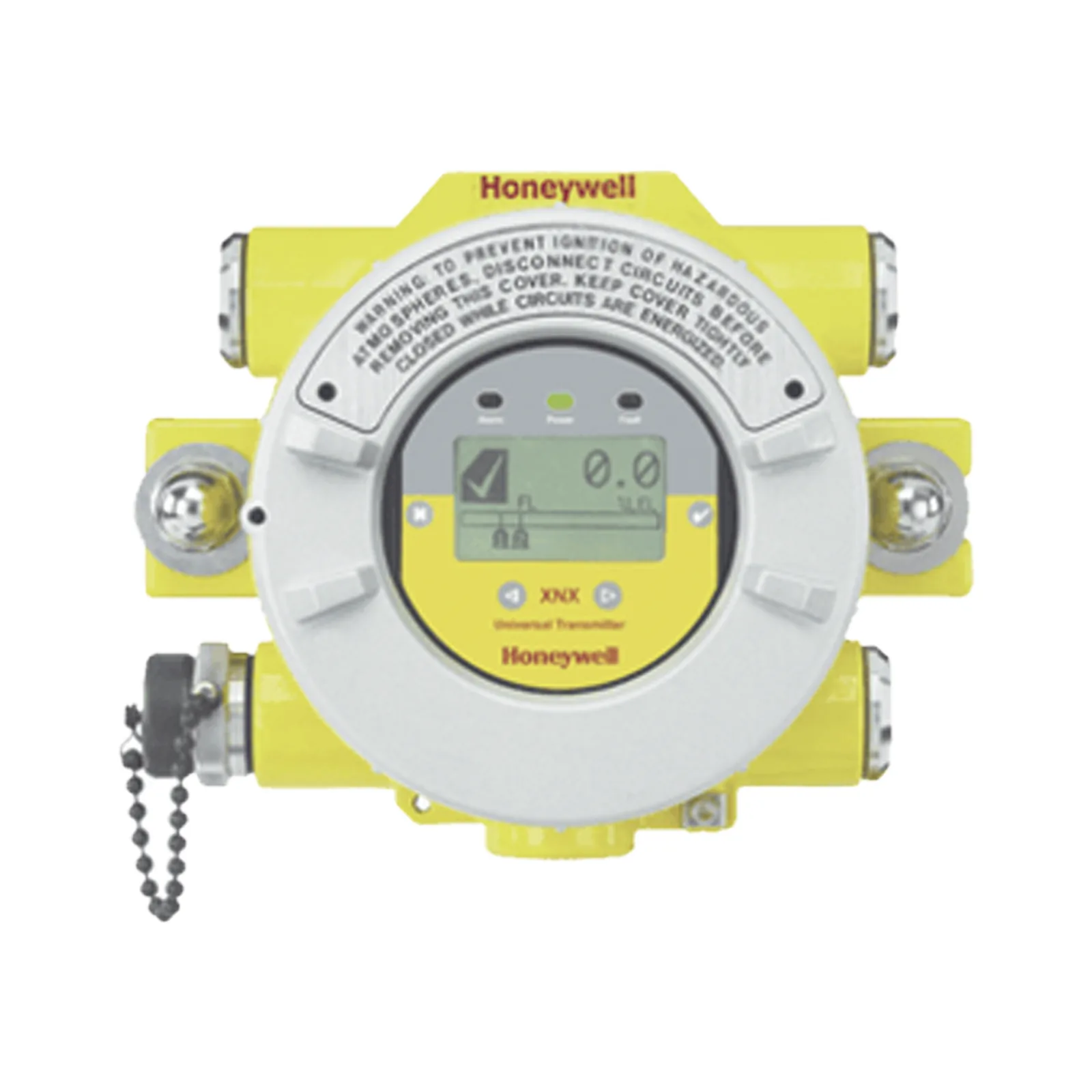 Transmisor universal de gas para sensores tóxicos u oxígeno, salida 4-20 mA con protocolo HART, 3 relés configurables