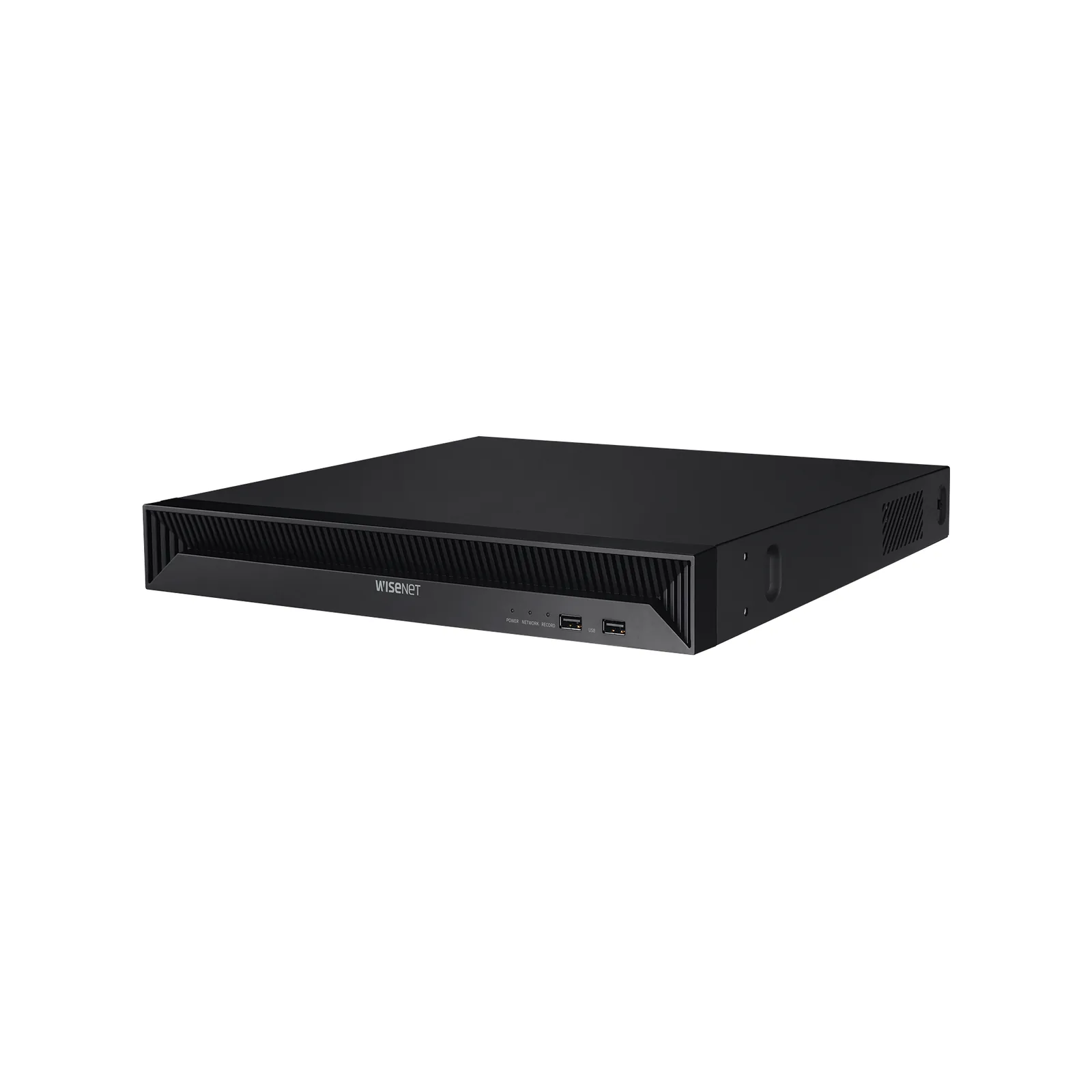 NVR 8 Megapíxel / 16 canales / H.265 / P2P Wisenet / 16 puertos PoE / 128Mbps