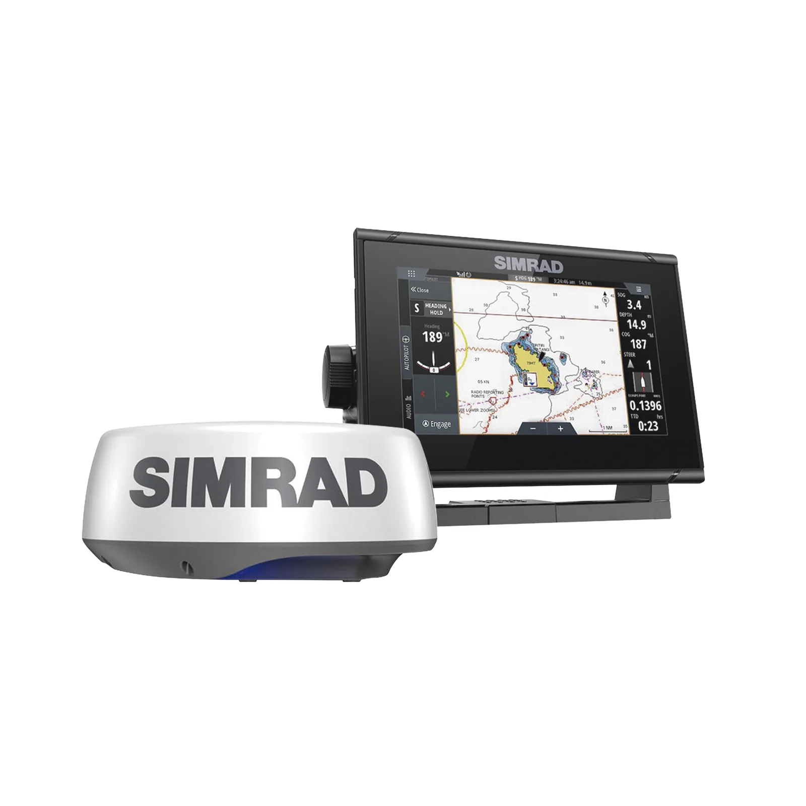 Kit de Radar HALO20+ de 36 Millas Náuticas y pantalla serie GO7