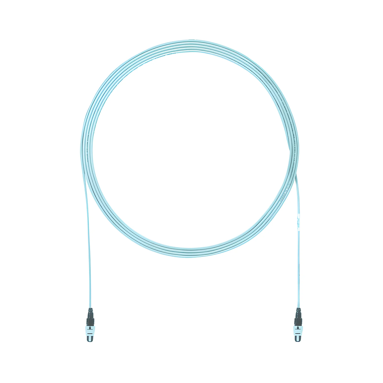 Cable de Interconexión de 12 Fibra Ópticas Multimodo OM4, Con Conector Pan-MPO Hembra - Hembra, Polaridad A, LSZH, de 20 Metros (65.62 Pies)