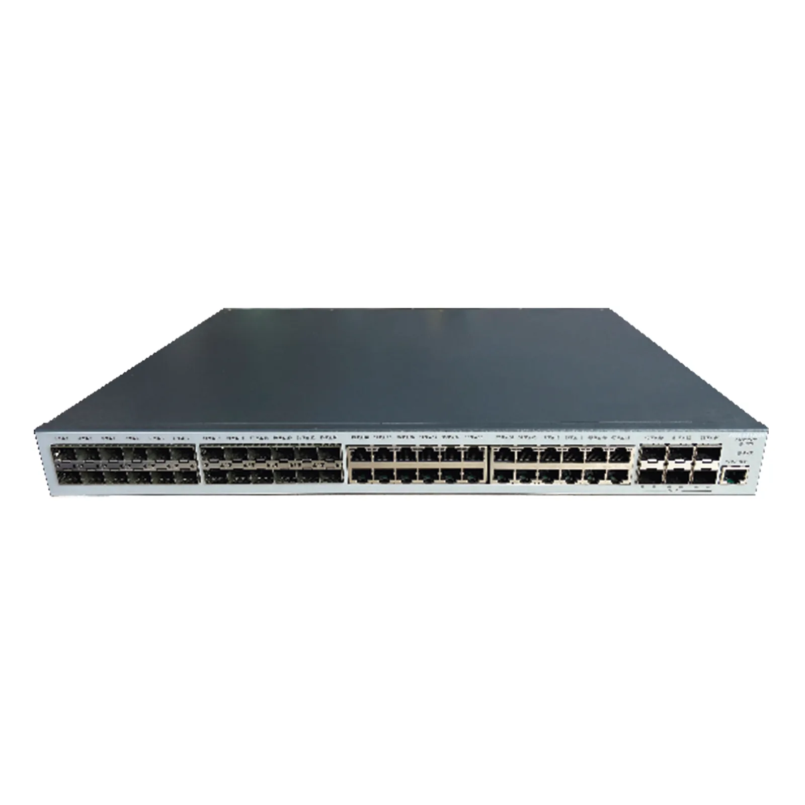 Switch Gigabit / Administrable Capa 3 / 24 puertos 10/100/1000 Mbps + 24 puertos SFP / 6 puertos SFP+ 10 G de Uplink.