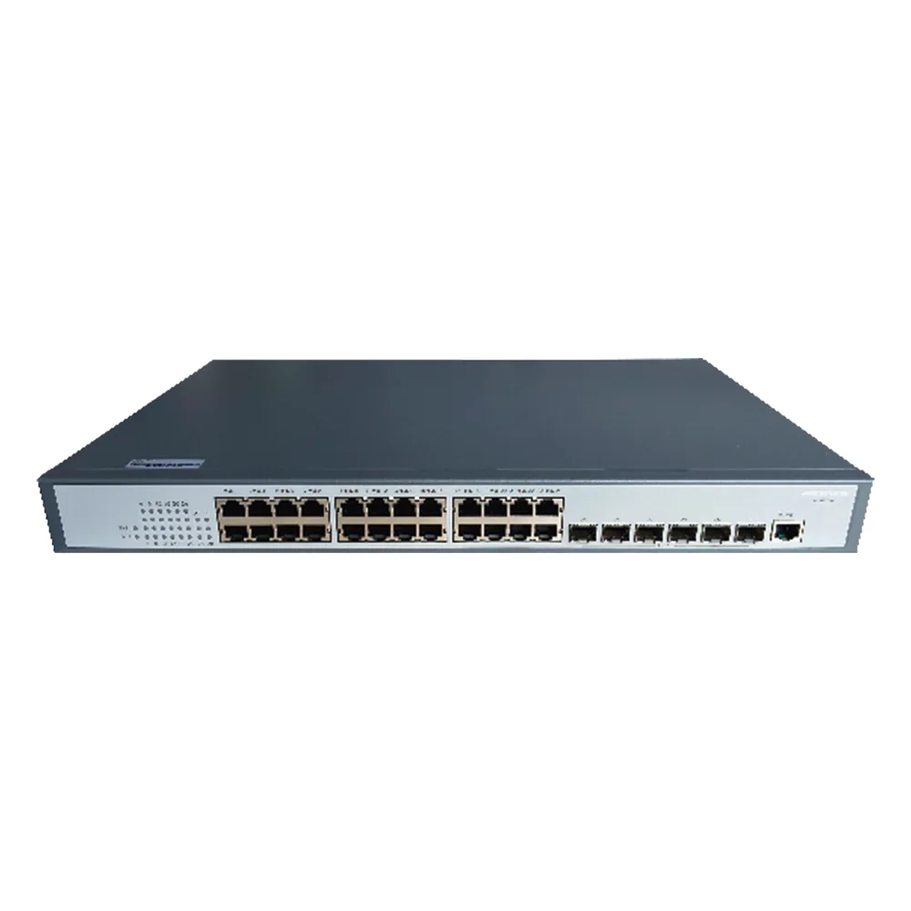 Switch Core Gigabit / Administrable Capa 3 / 24 Puertos 1000 Mbps / 6 Puertos SFP+ 10 G de Uplink / IGMP / VLAN / GRMP