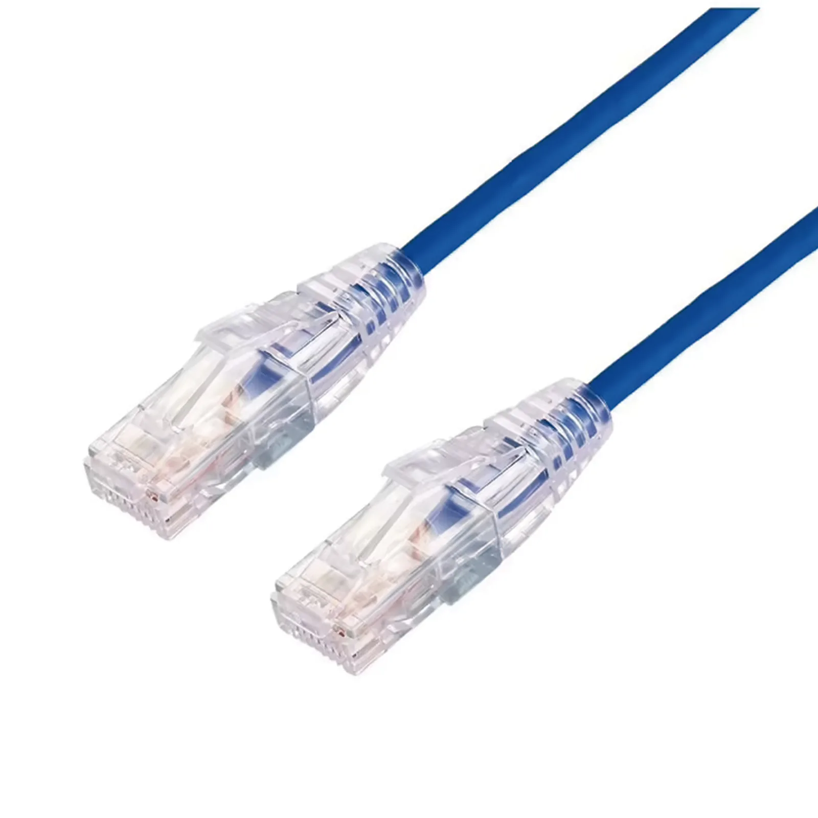 Cable de Parcheo Slim UTP Cat6A - 3 Metros (9.84 Pies) Azul, Diámetro Reducido (28 AWG)