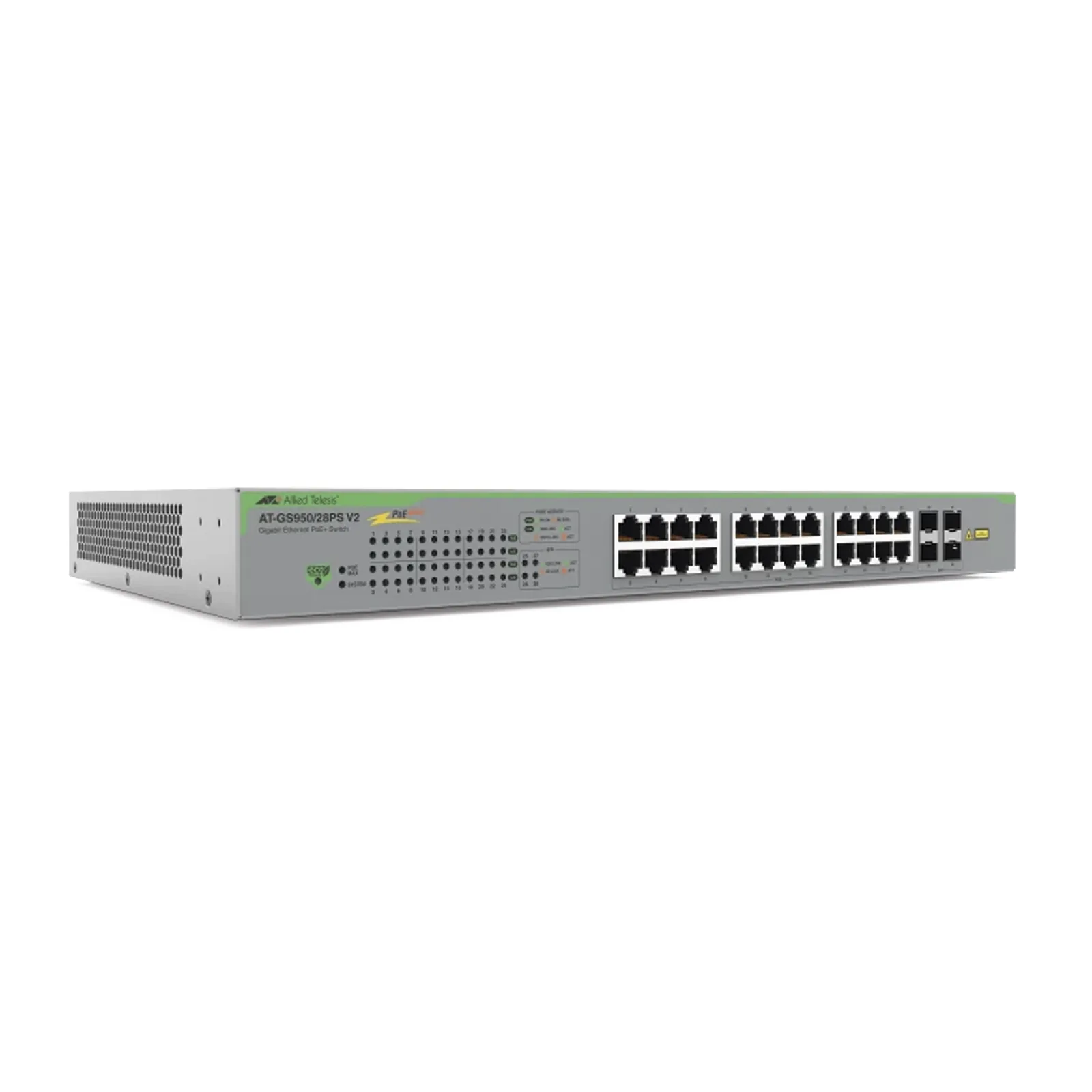 Switch PoE+ Gigabit WebSmart de 24 puertos 10/100/1000 Mbps + 4 puertos SFP Gigabit, 185 W, Version 2