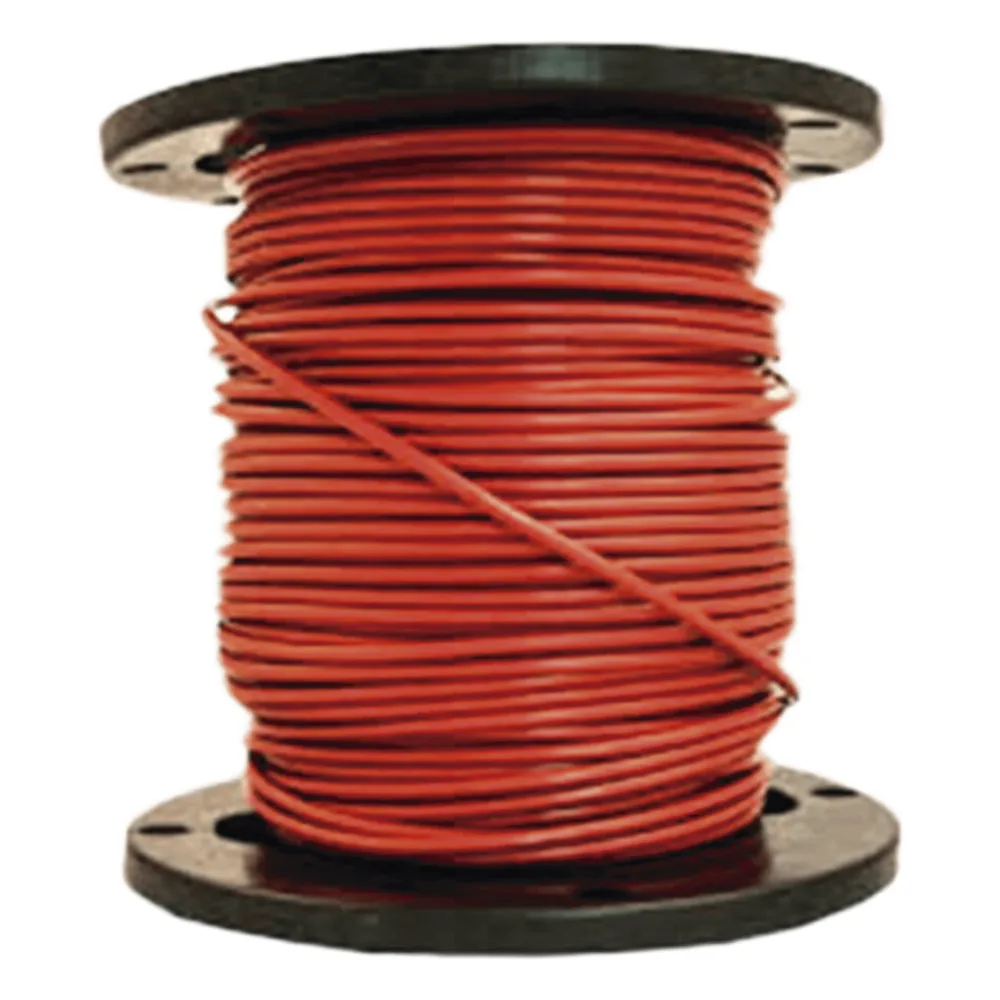 Carrete de 500 metros / Cable fotovoltaico / Rojo / Recubrimiento XLPE / 6mm² / 10 AWG / Hasta 1,800 Vcc