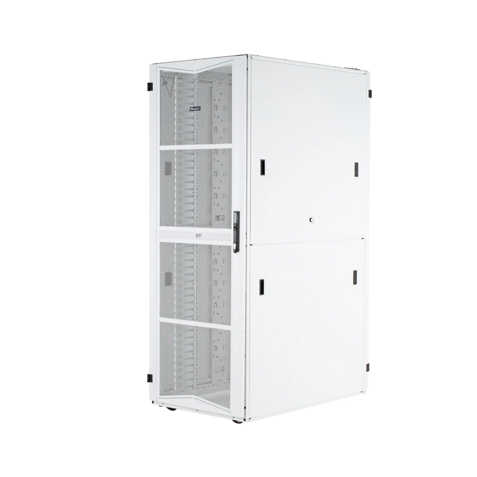 Gabinete FlexFusion para Centros de Datos, 42 UR, 600 mm de Ancho, 1070 mm de Profundidad, Fabricado en Acero, Color Blanco