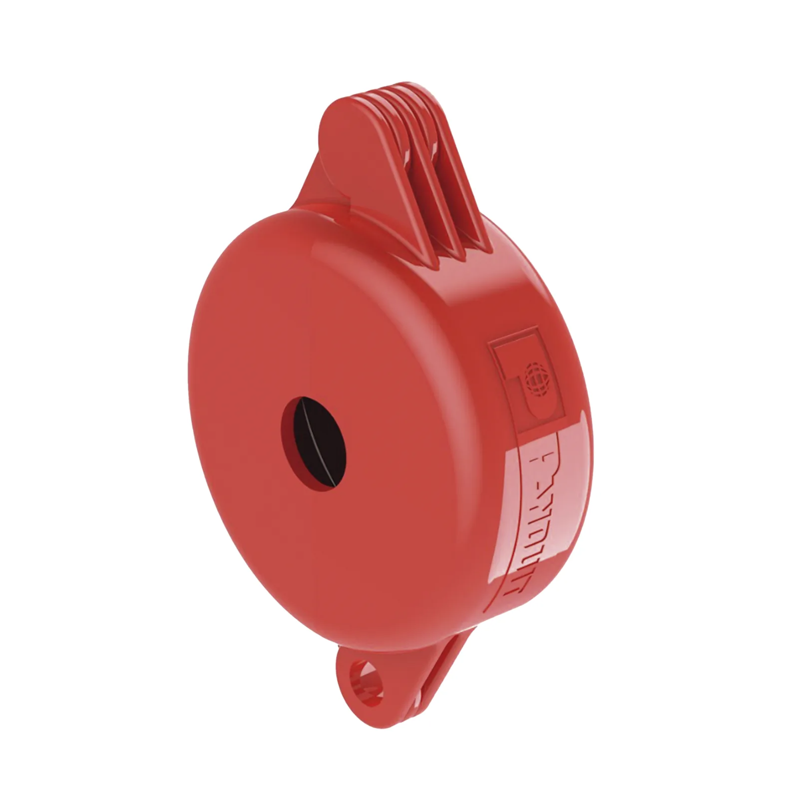 Dispositivo de Bloqueo LOTO para Válvulas de Compuerta, para Diámetros de 1" a 3", Color Rojo