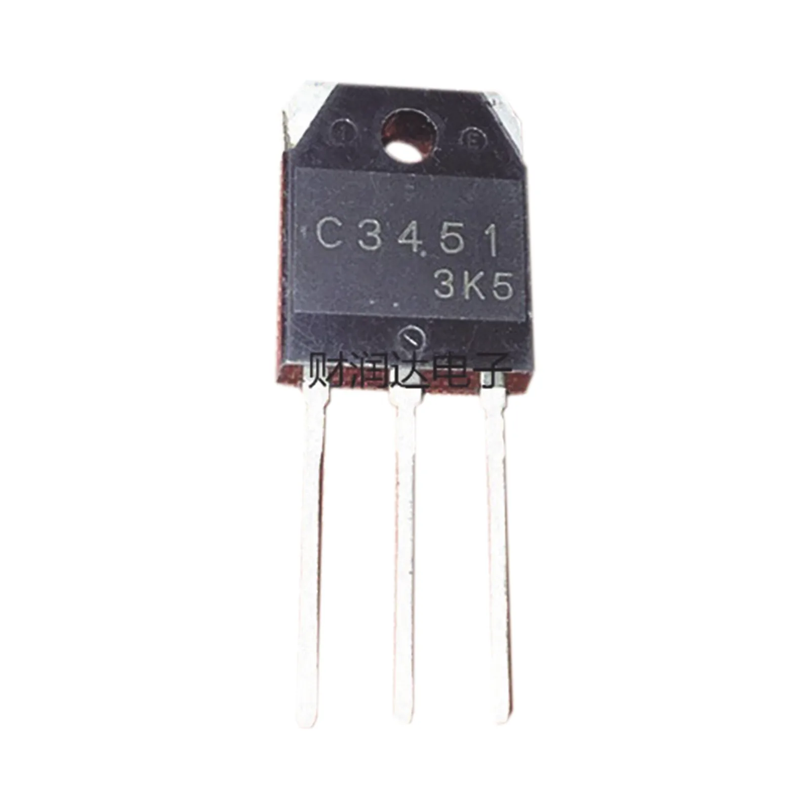 Transistor de Potencia en Silicio tipo NPN, 500 Vc-b, 15 A. 100 Watt, TO-3PA .