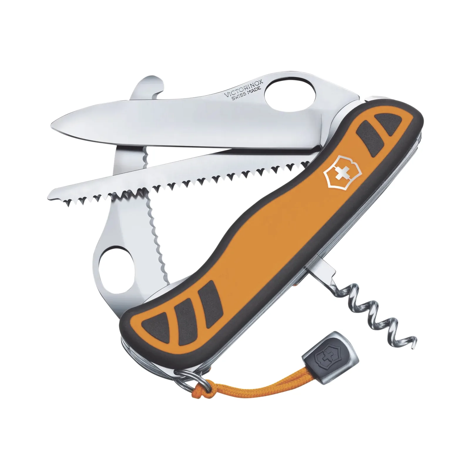 Navaja Victorinox Grande Hunter XT Grip Multiherramienta con Cachas y 6 Funciones. Hojas para una Mano.