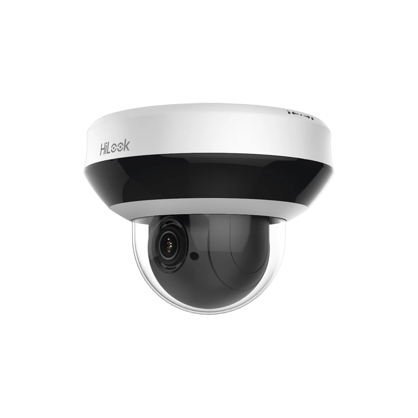 Mini Domo PTZ IP 2 Megapixel / 4X Zoom / H.265+ / 20 mts IR EXIR / WDR 120dB / PoE / IK10 / Exterior IP66 / Ultra Baja Iluminación / Micrófono Integrado / PoE