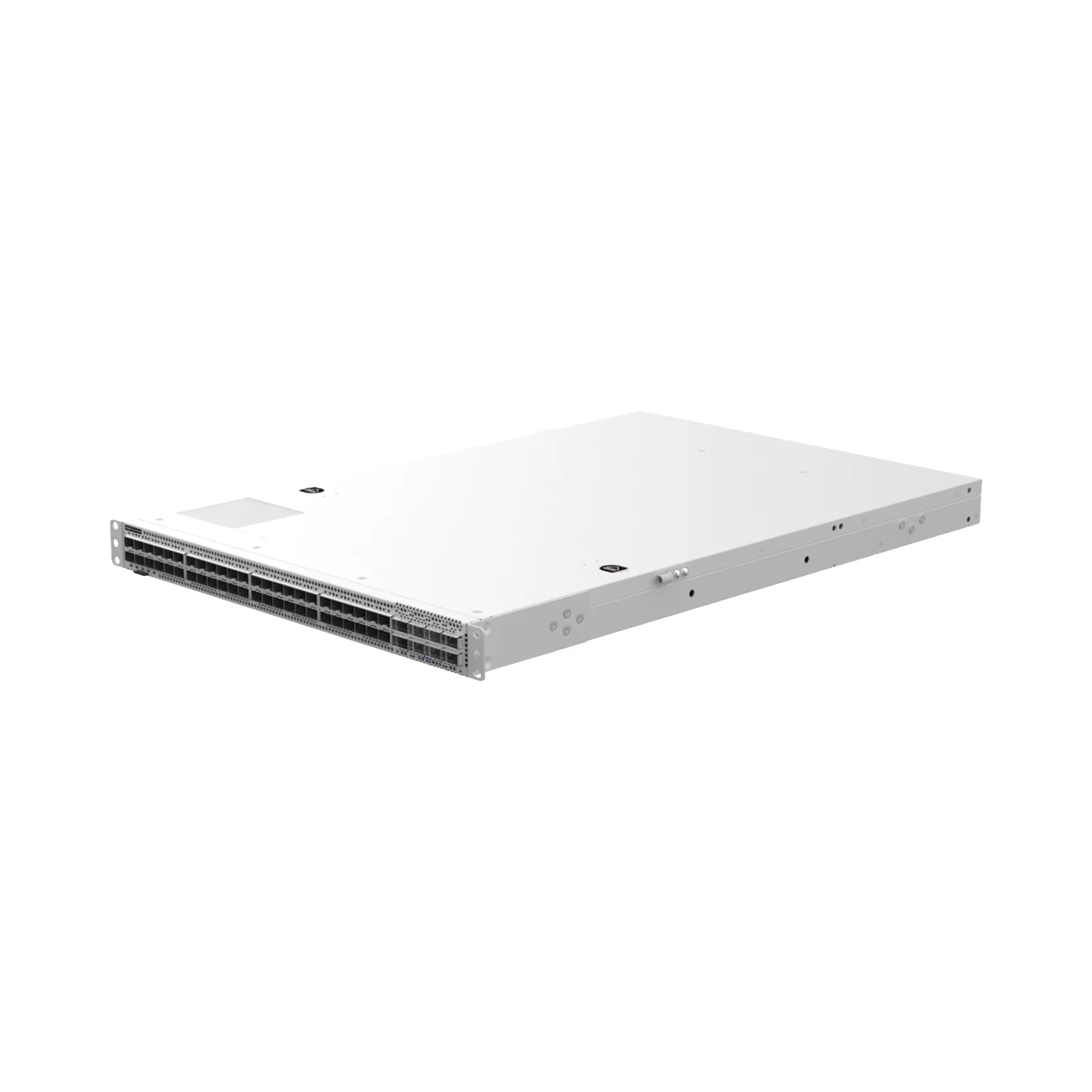 Switch Data Center 100GE / 48 Puertos DSFP 100GE + 8 QSFP-DD 400GE / 16.0 Tbps 5350 Mpps / RDMA RoCEv2 PFC ECN Lossless Ethernet / Capa 3 Spine-Leaf VXLAN EVPN / BGP OSPF MLAG / 1 RU Fuentes 1+1 Hot-Swap