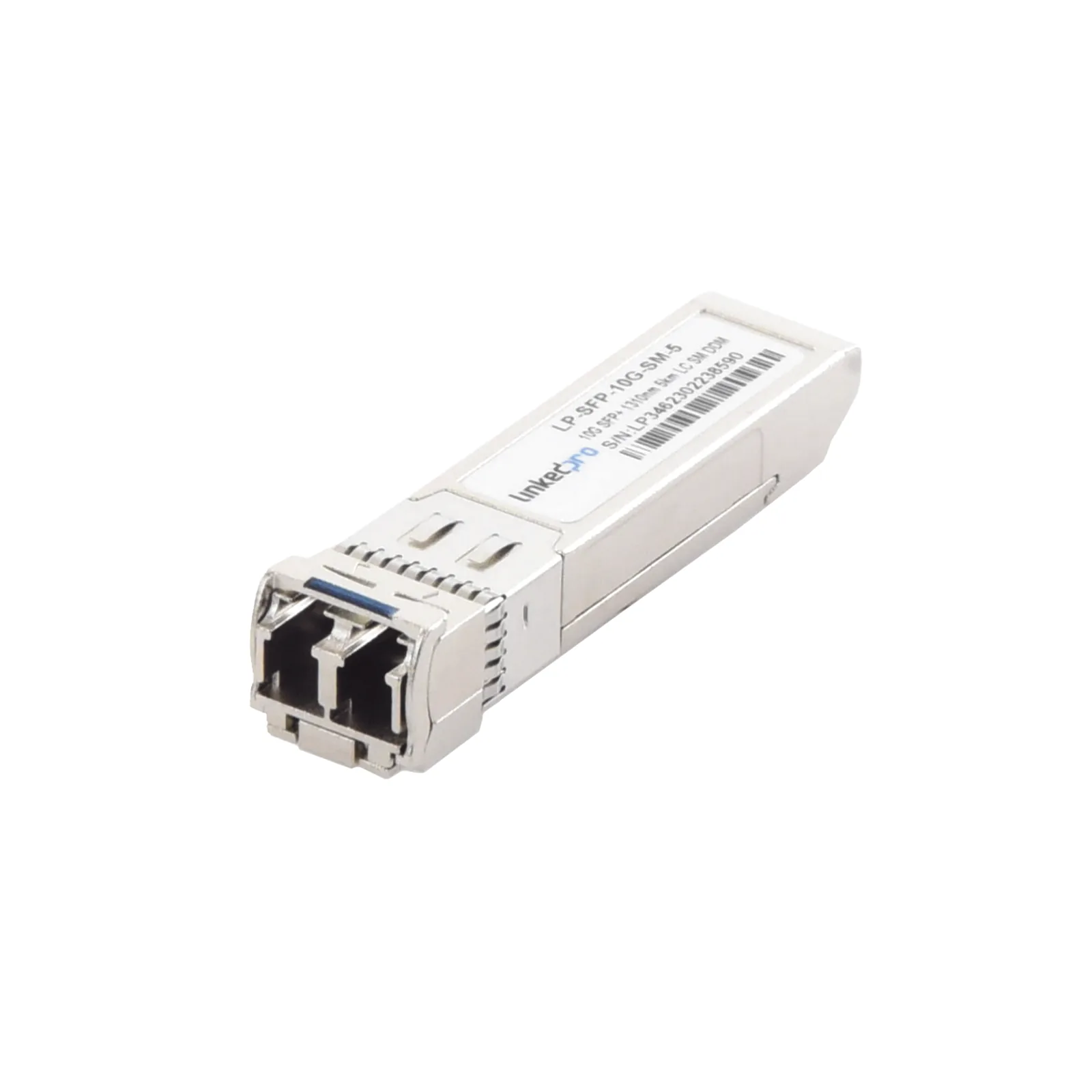 Transceptor Óptico SFP+ (Mini-Gbic) / Monomodo 1310 nm / 10 Gbps / 10GBASE / Conectores LC/UPC Dúplex / DDM / Hasta 5 km