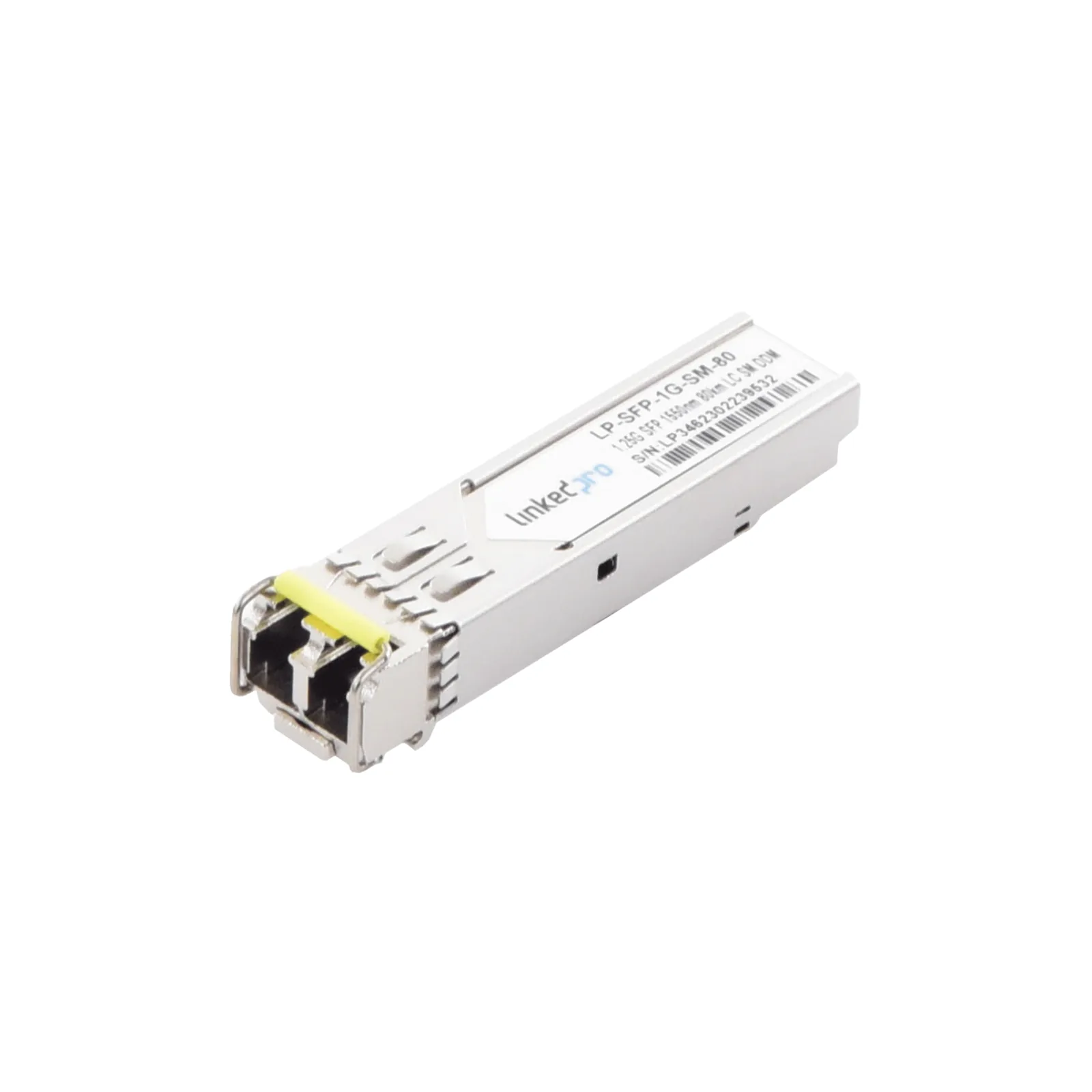 Transceptor Óptico SFP (Mini-Gbic) / Monomodo 1550 nm / 1.25 Gbps / 1000BASE-ZX / Conectores LC/UPC Dúplex / DDM / Hasta 80 km