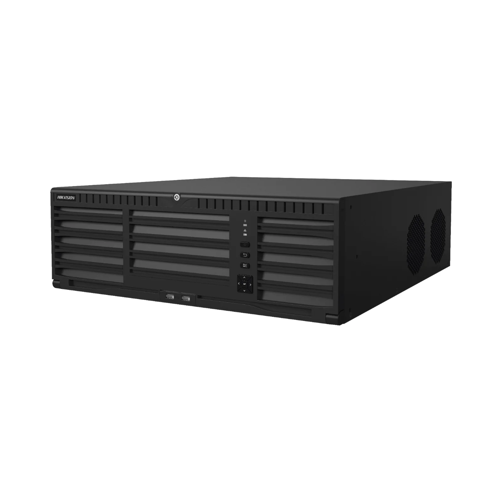 [Doble Poder de Decodificación] NVR 32 Megapixel (8K) / 128 Canales IP / AcuSense / ANPR / Conteo de Personas / 16 Bahías de Disco Duro / 2 Tarjetas de Red / Soporta RAID con Hot Swap / 2 HDMI en 8K / POS / Alarmas I/O / Smart Search