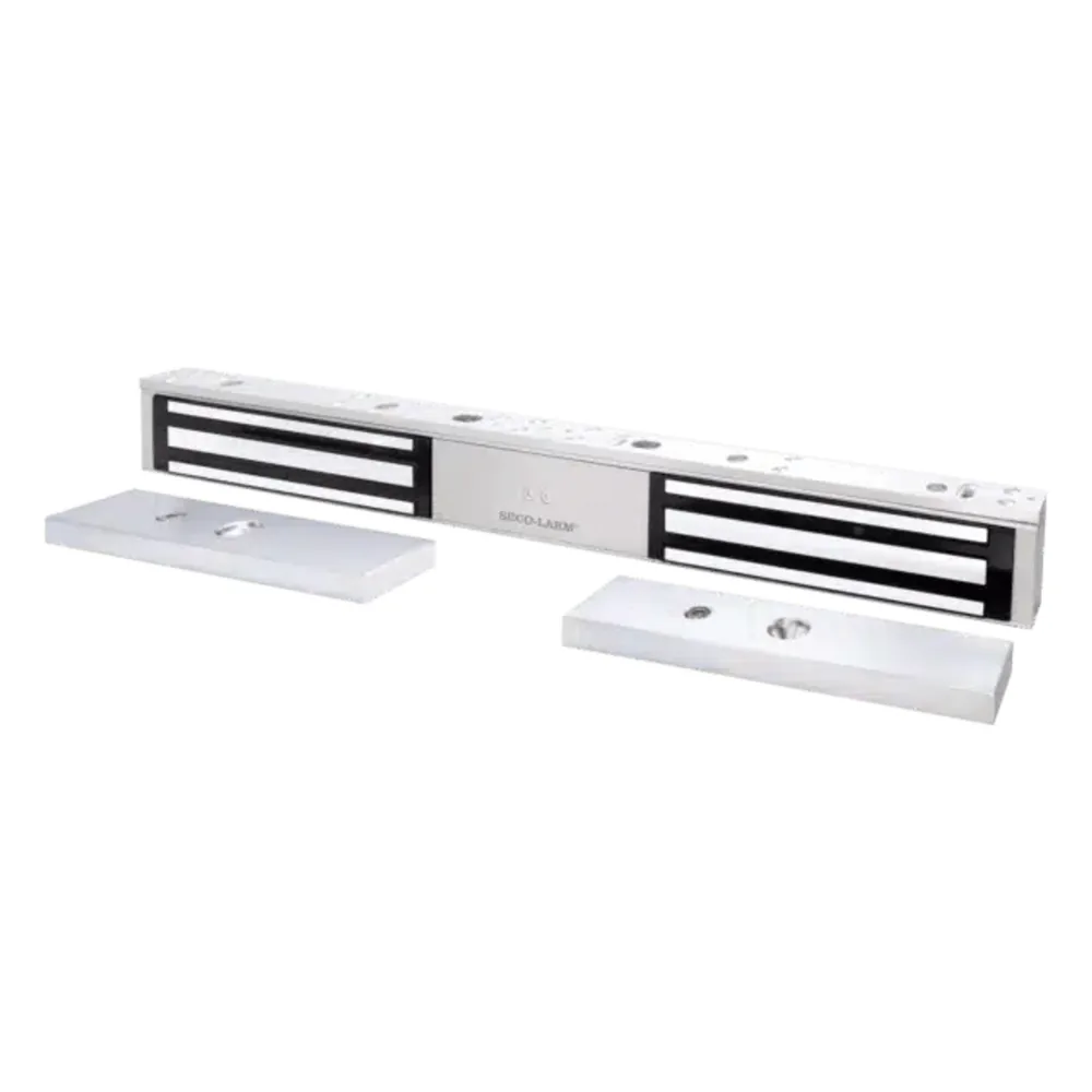 Chapa Magnética Doble 600 Lbs por Lado / Led de Estado / Libre de Magnetismo Residual / Sensor de Adherencia / UL
