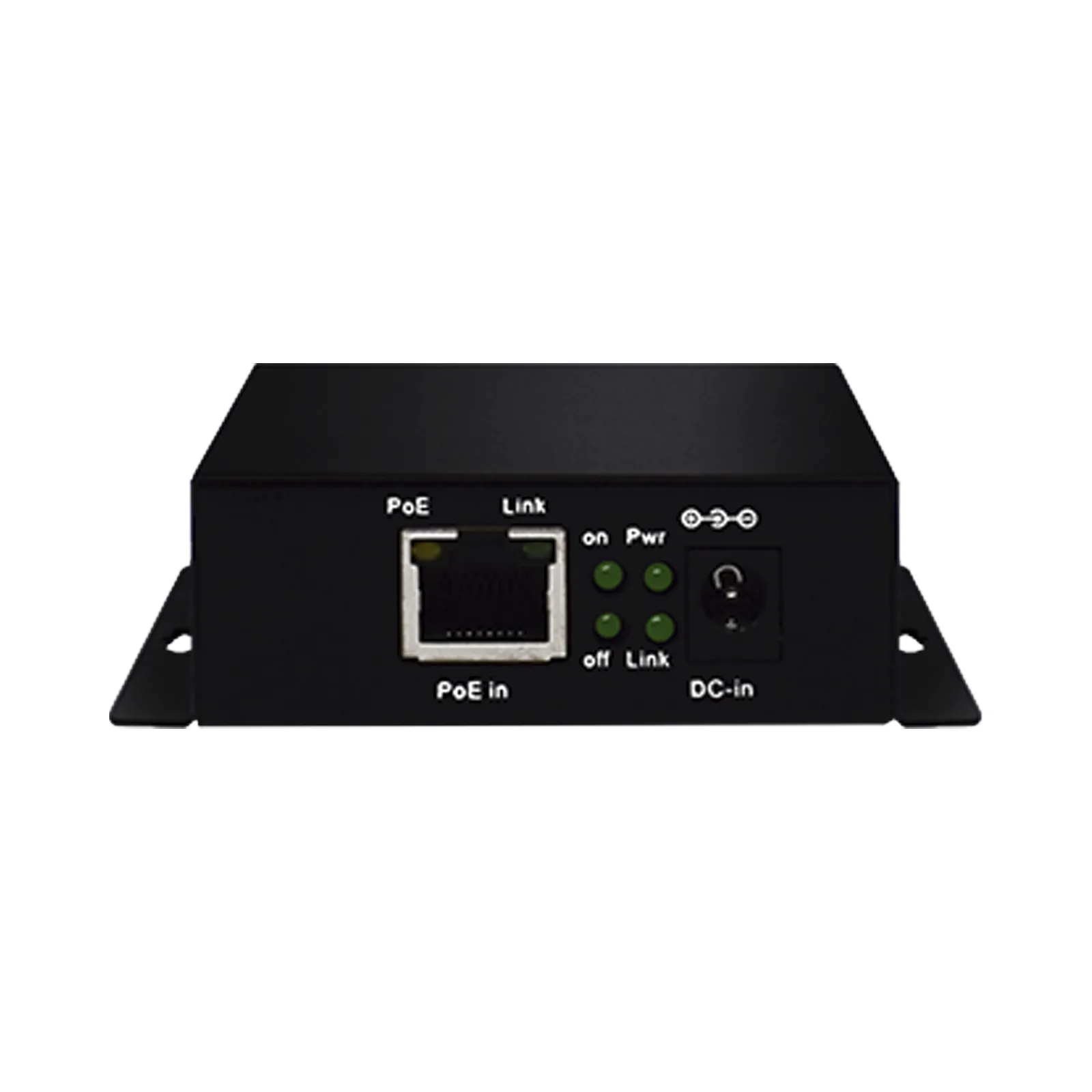 Inyector PoE Extendido Industrial / PoE 802.3 af/at Hasta 30W / Conexión plug and play / Alcance de hasta 250 metros / Aplicaciones CCTV / Alimentación PoE af/at o Vcc 37-57 Vcc