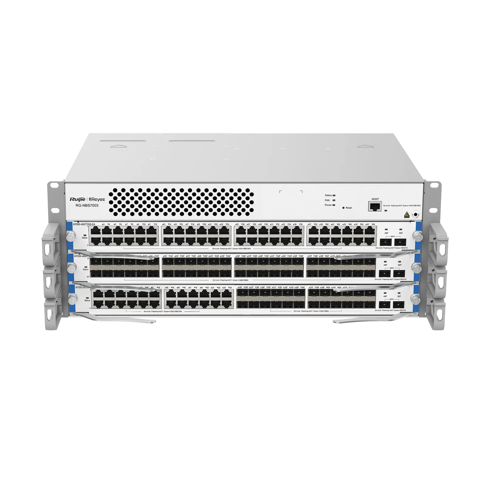 Chasis Switch Core Capa 3, hasta 3 slots para tarjetas modulares M7000 series