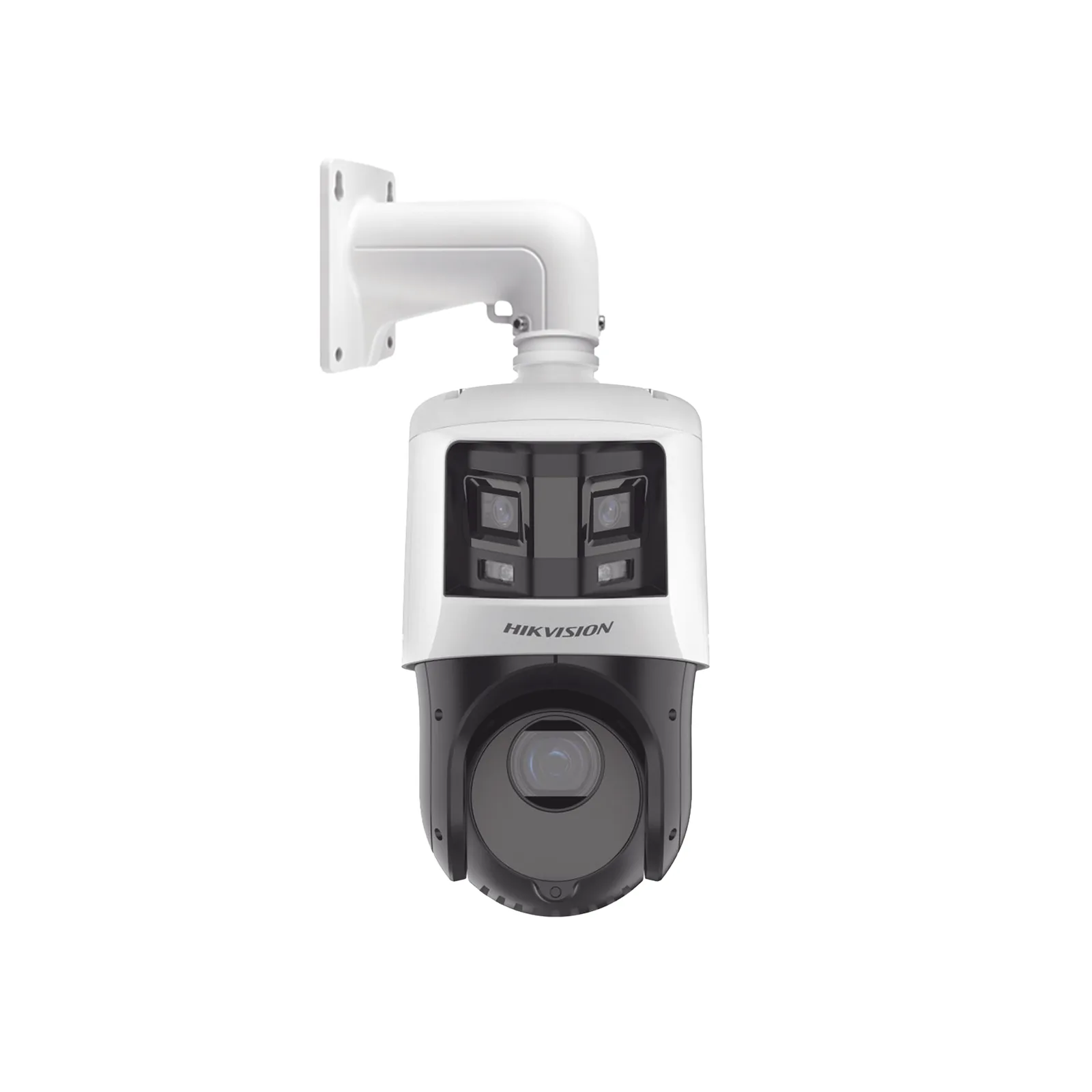 [TandemVu] PTZ IP 4 Megapixel con Cámara Panoramica 6 Megapixel / 25X Zoom / 100 mts IR / IP66 / WDR / PoE+ / Entrada-Salida de Audio y Alarma / Ultra Baja Iluminación / Micro SD