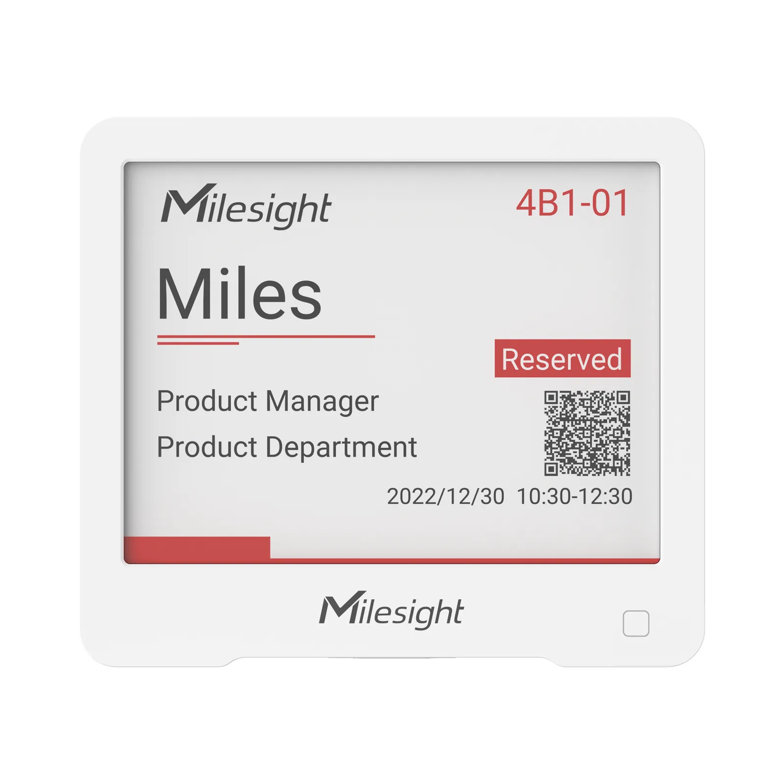 Display E-Ink LoRaWAN / Pantalla de Tinta Electrónica 4.2 Pulgadas / Oficina Inteligente y Señalización Digital / para BMS y Edificios Inteligentes