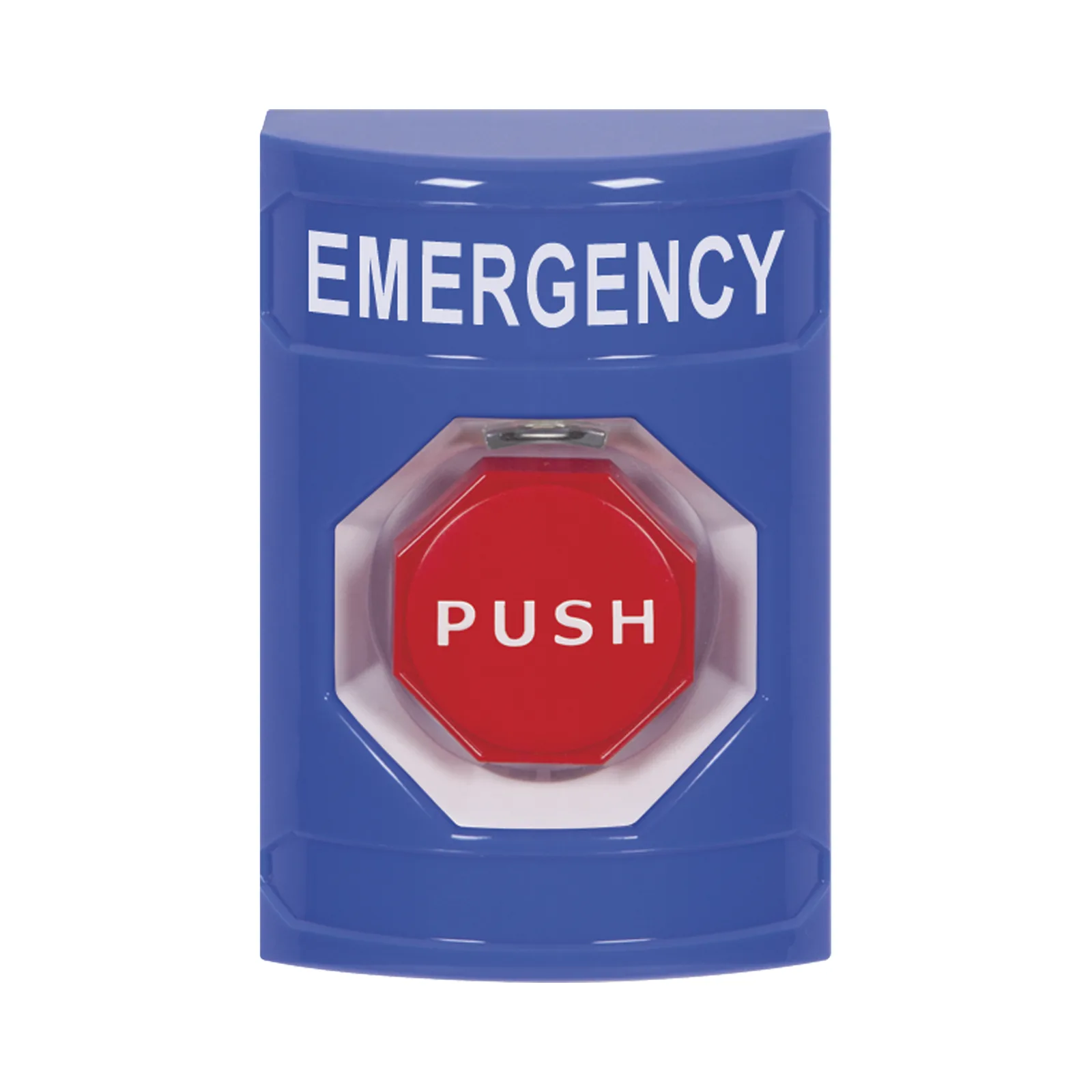 Botón de Emergencia, Texto en Español, Policarbonato Súper Resistente, Momentaneo