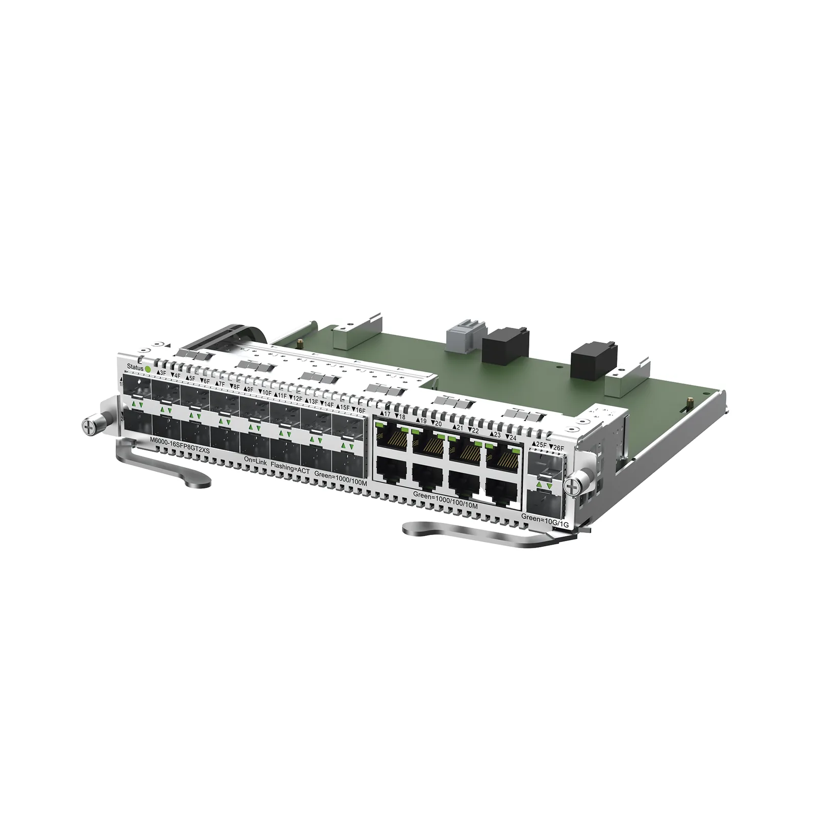 Tarjeta switch de 16 puertos SFP y 8 RJ45 Gigabit para RG-NBS6002