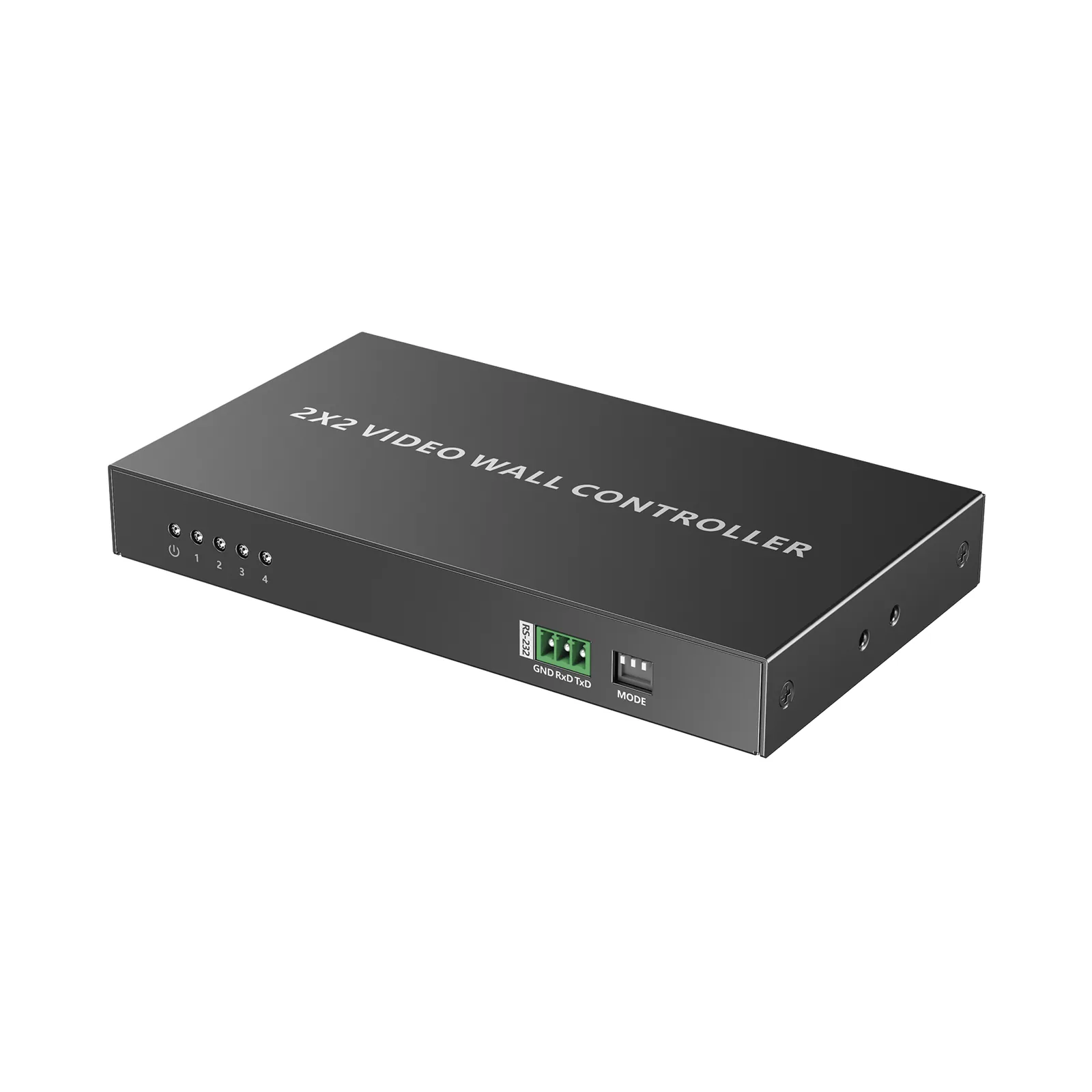 Controlador de VideoWall 2x2 | Multiples Modos de Vista | Audio 3.5mm | Control RS232
