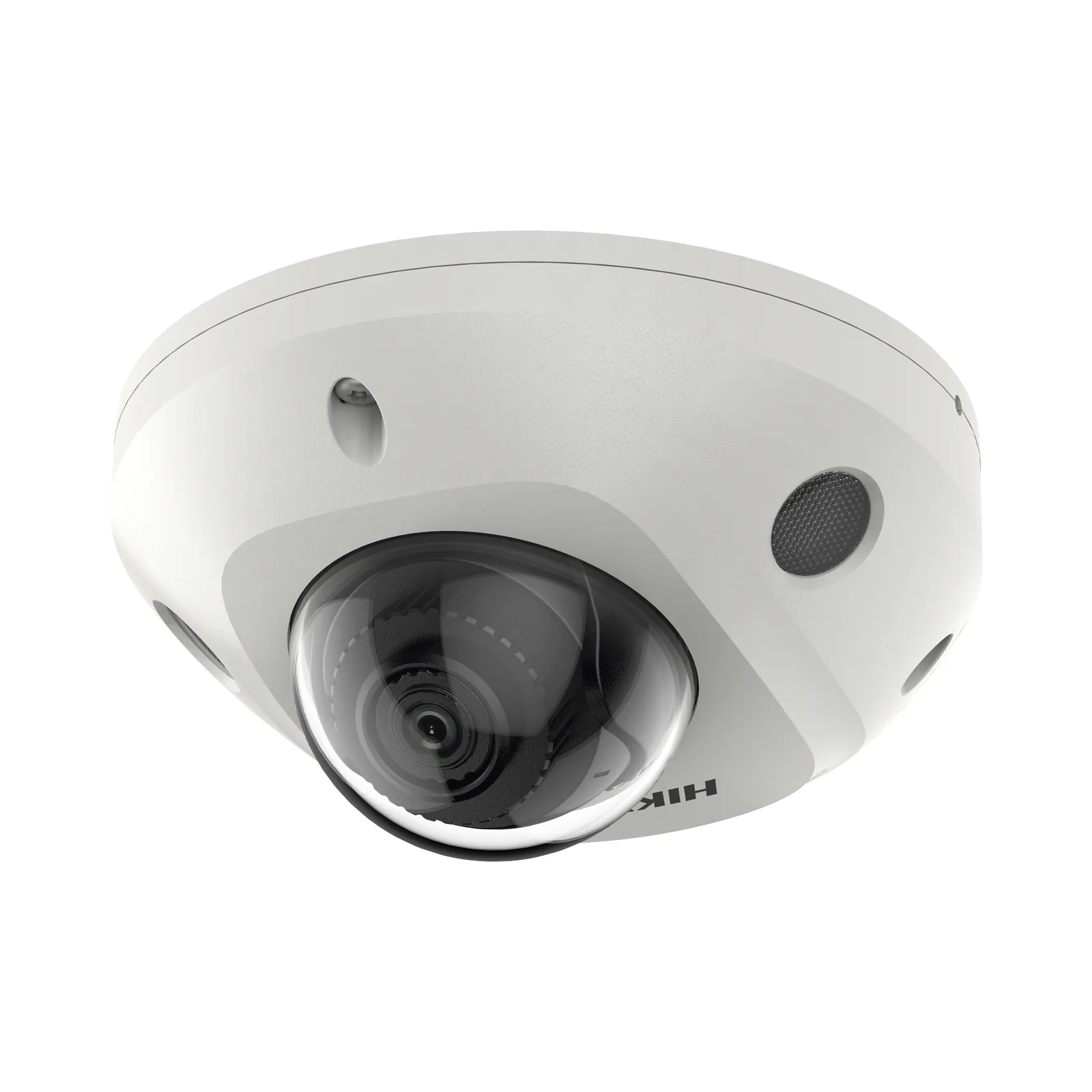 Mini Domo IP 6 Megapixel / Lente 2.8 mm / 30mts IR EXIR / Micrófono Integrado / Exterior IP67 / IK08 / PoE / DARKFIGHTER / Alarmas y Audio I/O / ONVIF / Micro SD / 4 Analíticos: AcuSense, Deteccion Facial, Conteo de Personas por Cruce y Zona