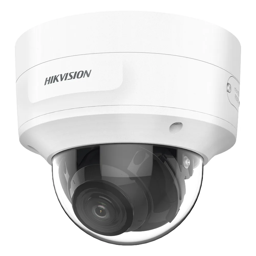 Domo IP 8 Megapixel (4K) / Lente Mot. 2.7 a 13.5 mm / 40 mts IR EXIR / Exterior IP66 / IK10 / DARKFIGHTER / Audio y Alarma I/O / PoE+ / ONVIF / Micro SD / 4 Analíticos: AcuSense, Deteccion Facial, Conteo de Personas por Cruce y Zona