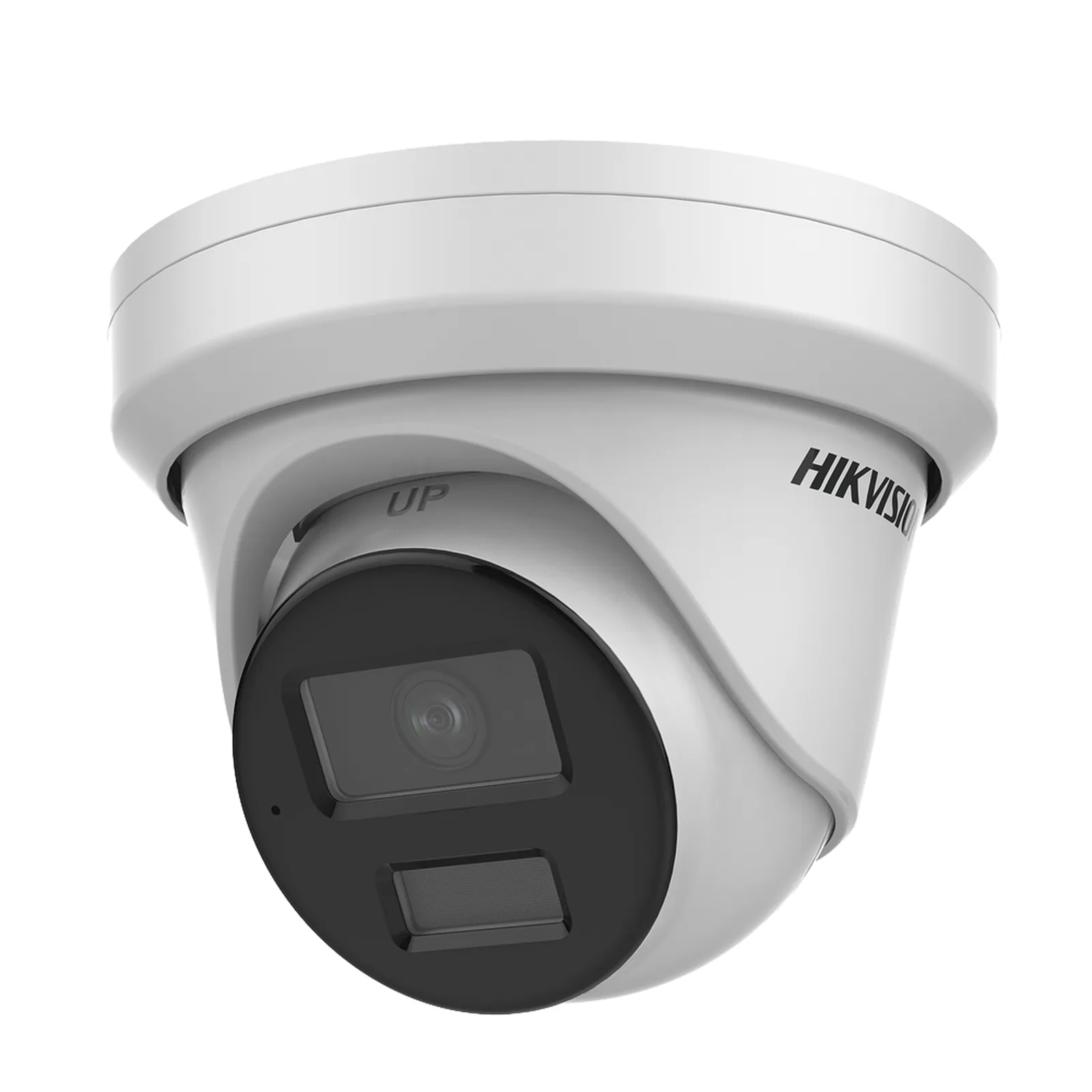 Turret IP 8 Megapixel (4K) / Lente 2.8 mm / 40 mts IR / Exterior IP67 / Micrófono Integrado / DARKFHGITER / Alarmas y Audio I/O / PoE / ONVIF / Micro SD / 4 Analíticos: AcuSense, Deteccion Facial, Conteo de Personas por Cruce y Zona