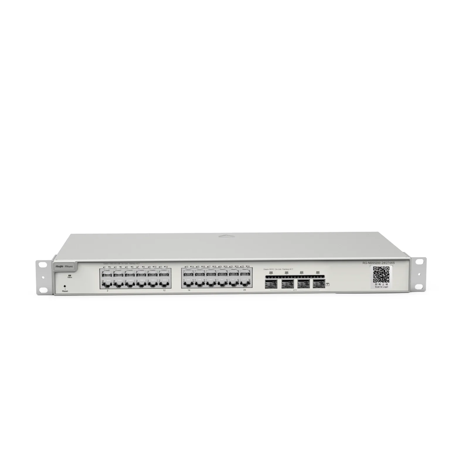 Switch Administrable Capa 3 con 24 puertos Gigabit + 4 SFP+ para fibra 10Gb, gestión gratuita desde la nube