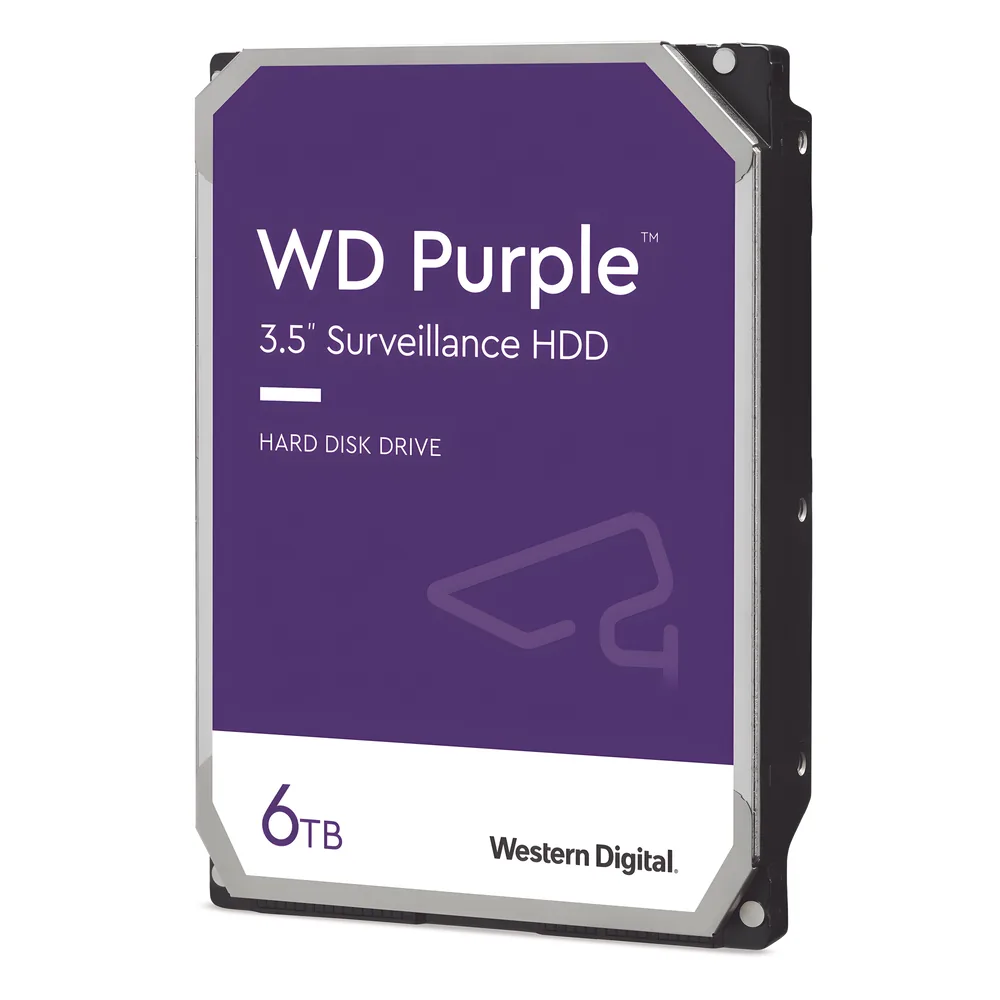 Disco Duro PURPLE de 6TB / 3 AÑOS DE GARANTÍA / Para Videovigilancia