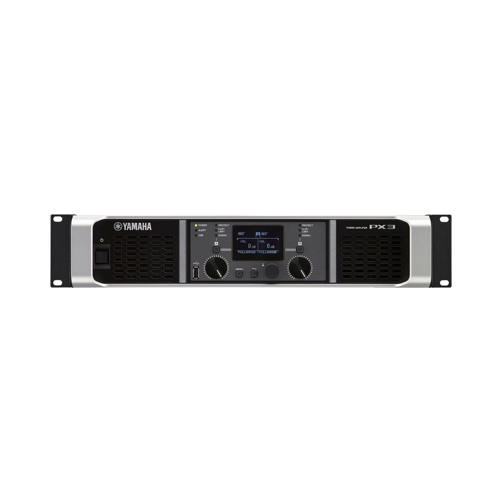 Amplificador de audio Clase D | 300 W x 2 a 8&Omega; | 500 W x 2 a 4&Omega;. | Baja Impedancia | Procesamiento Inteligente