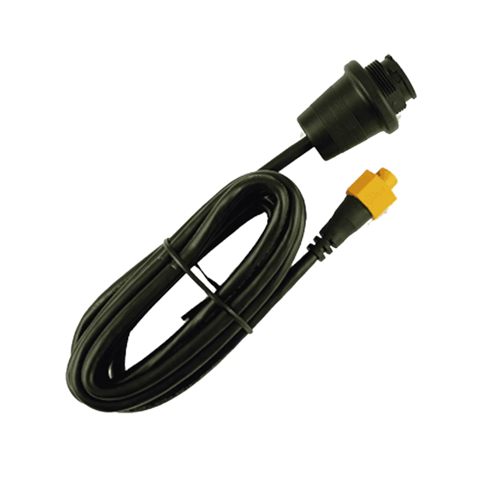 Cable adaptador Ethernet redondo color amarillo a RJ45 Macho