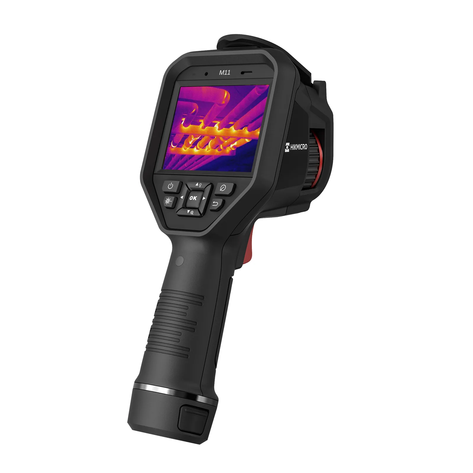 M11 - Cámara Termográfica Portátil Profesional / Resolución Térmica 192 x 144 y Visual 8MP / Pantalla Táctil LCD 3.5" / Rango de -20°C a 550°C / Precisión ±2°C o ±2% / Wi-Fi y
