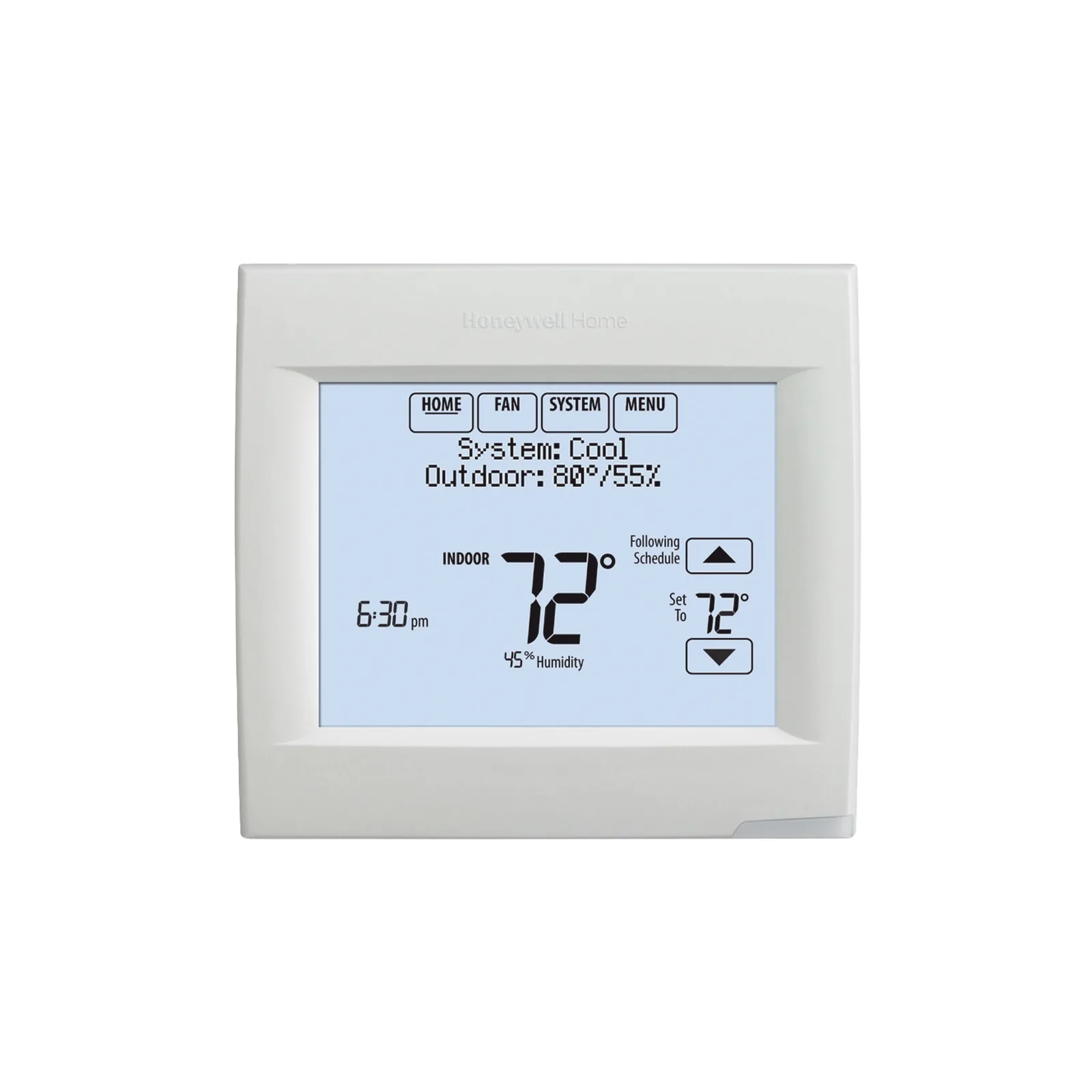 Termostato inteligente Wi-Fi con pantalla táctil para sistemas de hasta 3H/2C bomba de calor o 2H/2C convencional, línea VisionPRO 8000