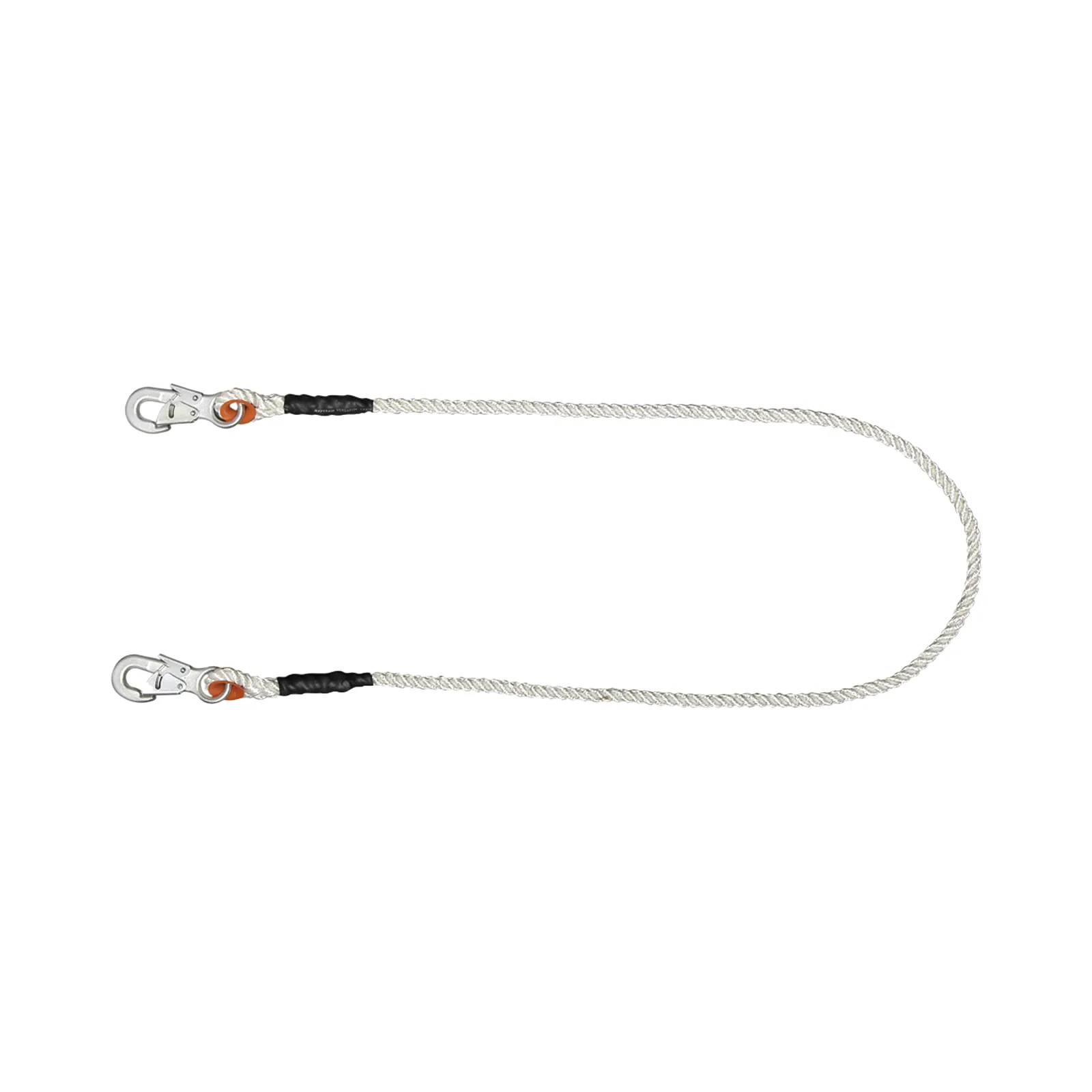 Cables de Protección con Cuerda de Polipropileno de 9/16'' Seguro Doble.