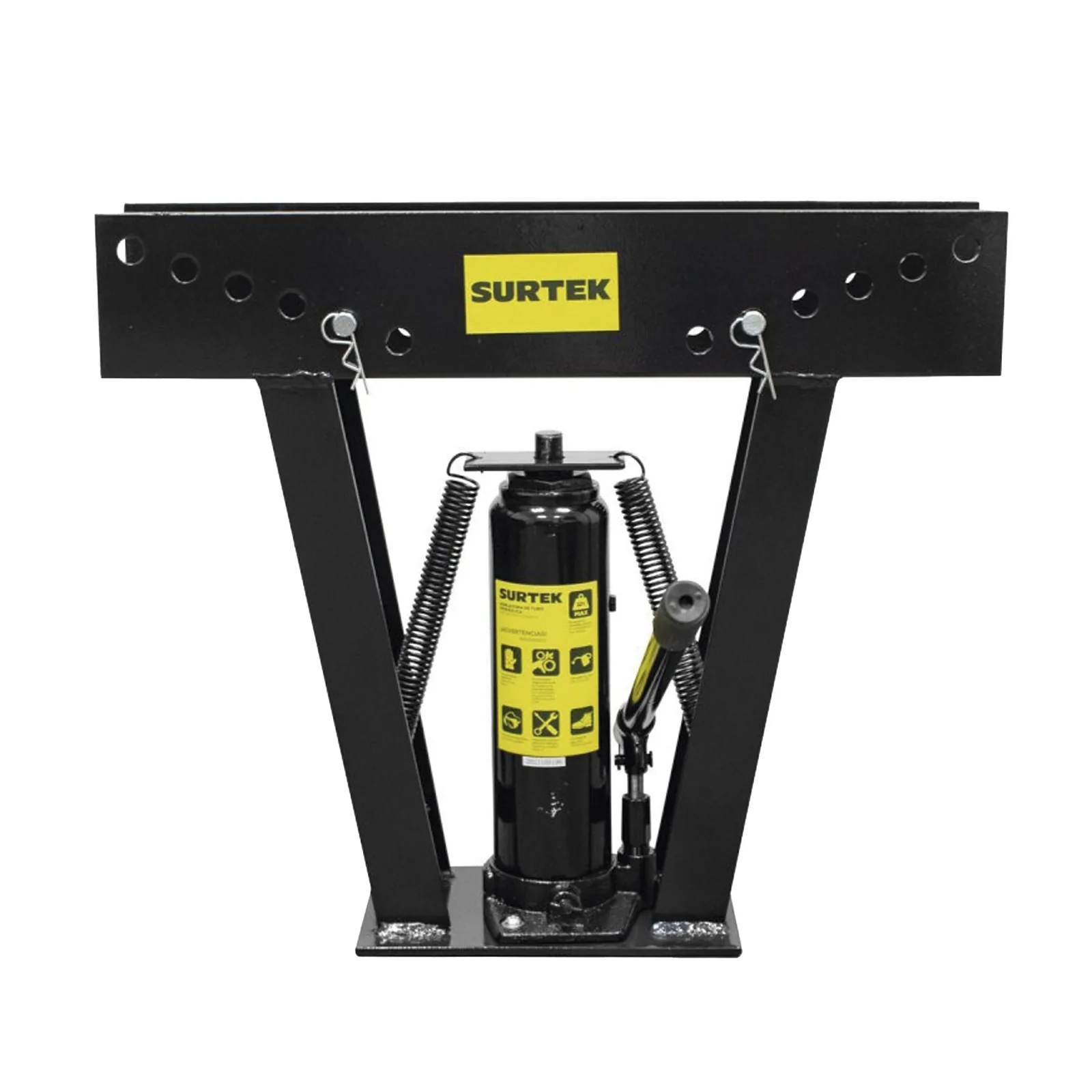 Doblatubos hidráulico de 1/2" a 2" incluye dados con medidas, capacidad 12 toneladas.