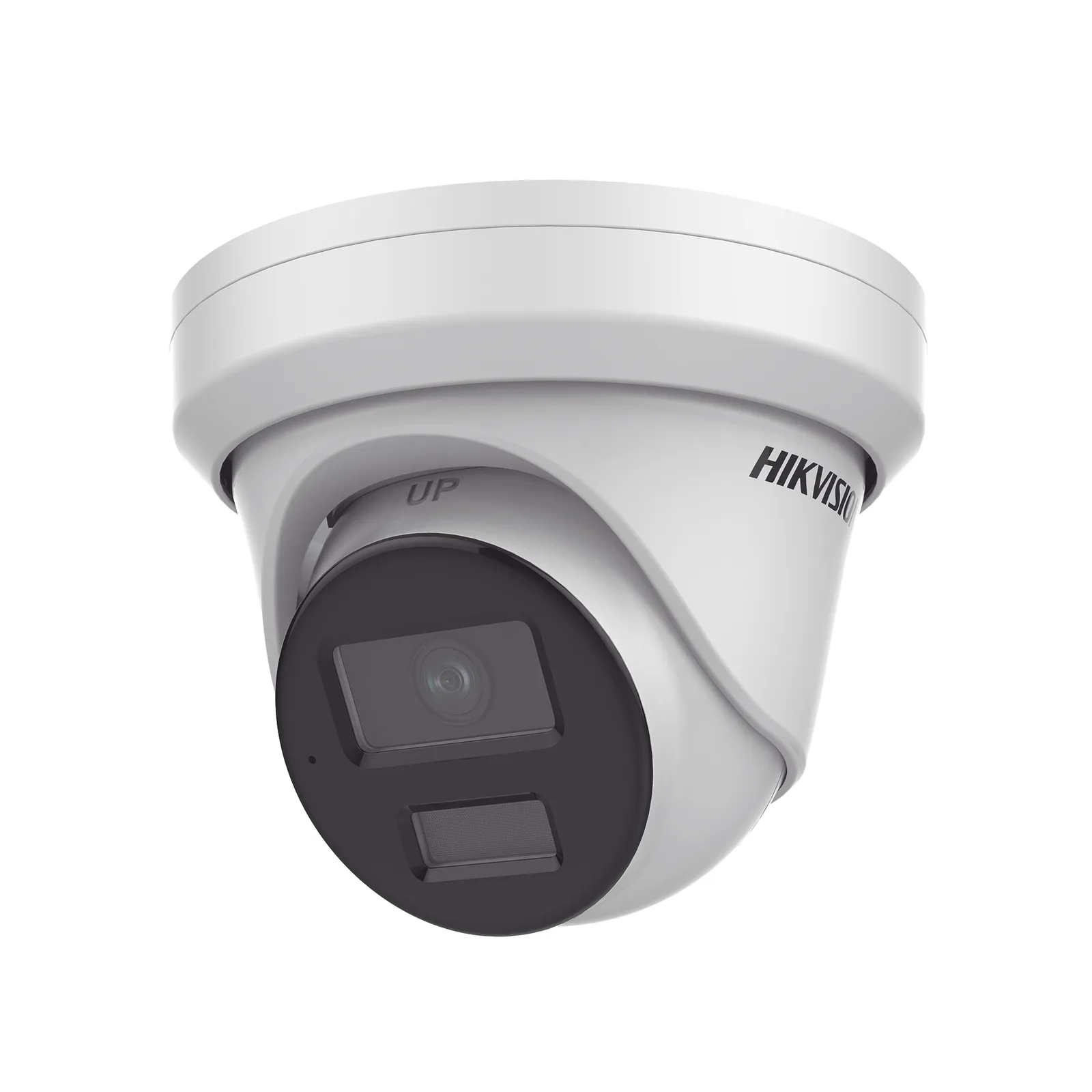 Turret IP 4 Megapixel / Lente 2.8 mm / Dual Light (40 mts IR + 40 mts Luz Blanca / DARKFIGHTER S / Microfono Integrado / Exterior IP67 / WDR 130 dB / 4 Analíticos: AcuSense, Deteccion Facial, Conteo de Personas por Cruce y Zona