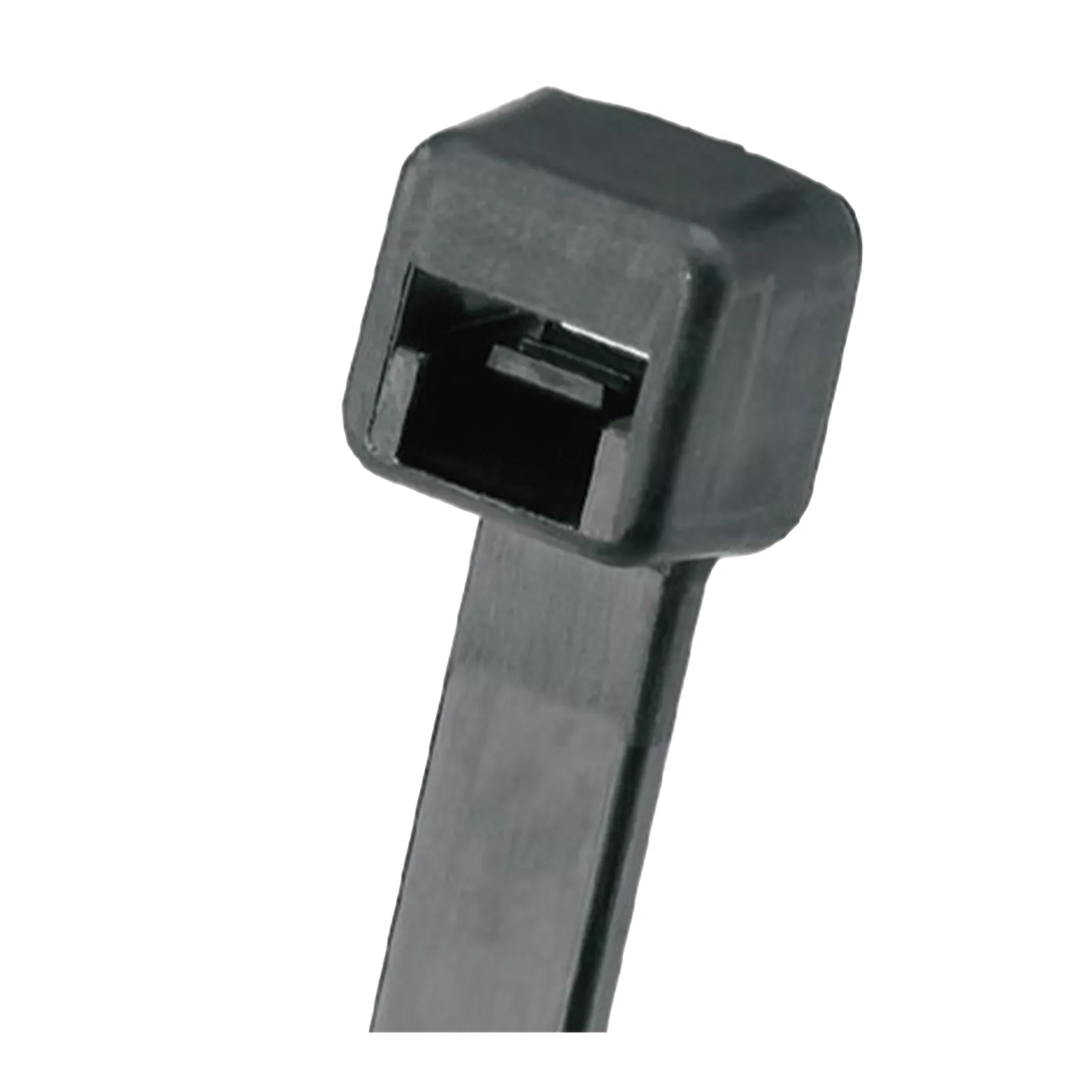 Cincho de Nylon 6.6, de 203mm largo x 3.6mm ancho, Color Negro. Paquete de 1000 Piezas