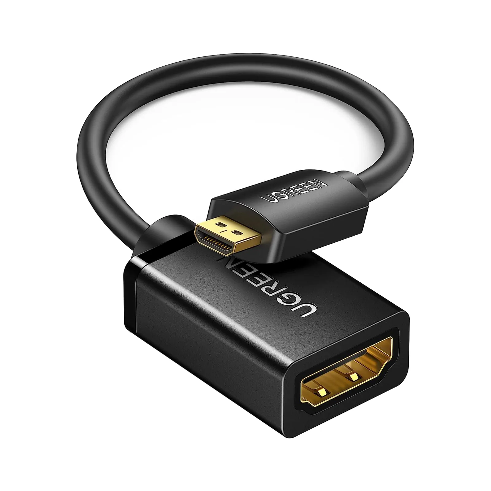 Adaptador Micro HDMI a HDMI (HDMI Tipo D) / 18Gbps / 4K@60Hz / HDR / Tecnología 3D / ARC / Carcasa PC+ABS / HDCP / Longitud de 22 cm (8.66 pulgadas)