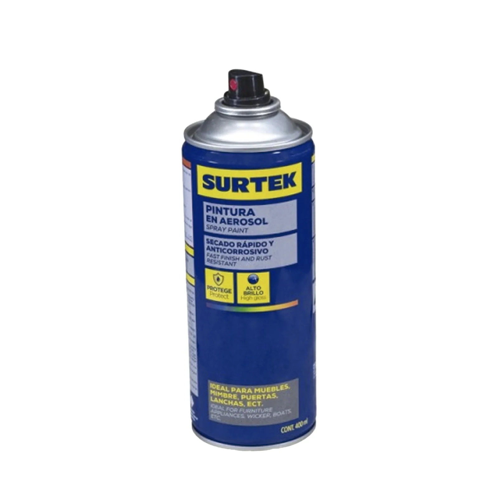 Pintura en Aerosol 400 ml / Color Rojo Oscuro.