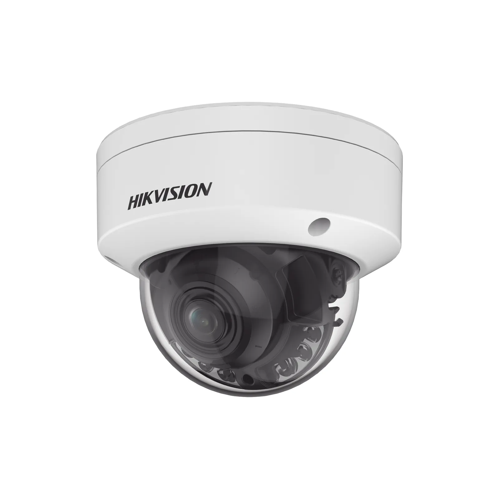 [Dual Light + ColorVu] Domo IP 4 Megapixel / Lente 3.6 - 9 mm / 40 mts IR + 40 mts Luz Blanca / WDR 130 dB / Exterior IP67 / IK10 / Captura Facial / ACUSENSE / MicroSD