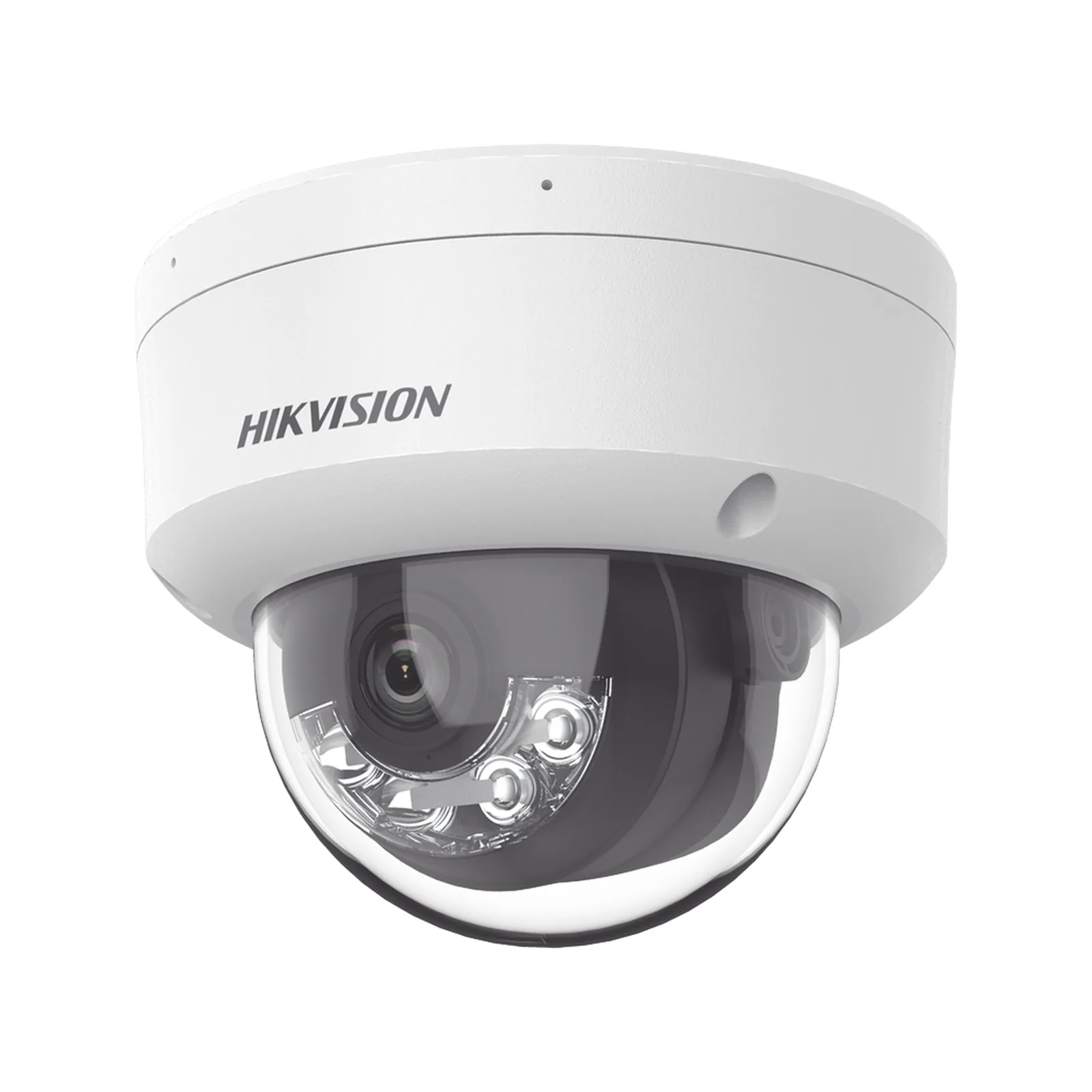 [Dual Light] Domo IP 2 Megapixel / Lente 2.8 mm / 30 mts IR + Luz Blanca / Micrófono Integrado / Antivandálico IK08 / ACUSENSE Lite / Exterior IP67 / H.265+/H.264+ / PoE / ONVIF (Profile S/T)