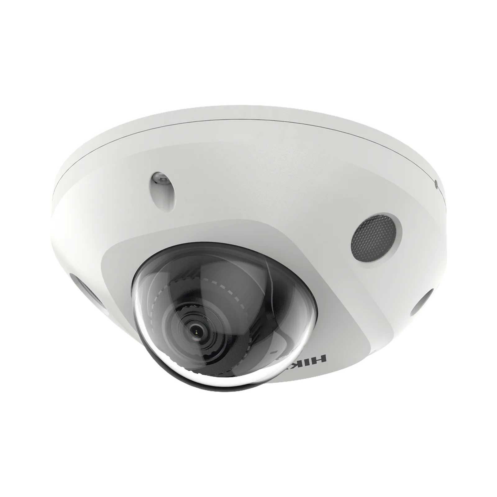 Mini Domo IP 4 Megapixel / Lente 2.8 mm / 30mts IR EXIR / Micrófono Integrado / Exterior IP67 / IK08 / PoE / DARKFIGHTER / Alarmas y Audio I/O / ONVIF / Micro SD / 4 Analíticos: AcuSense, Deteccion Facial, Conteo de Personas por Cruce y Zona