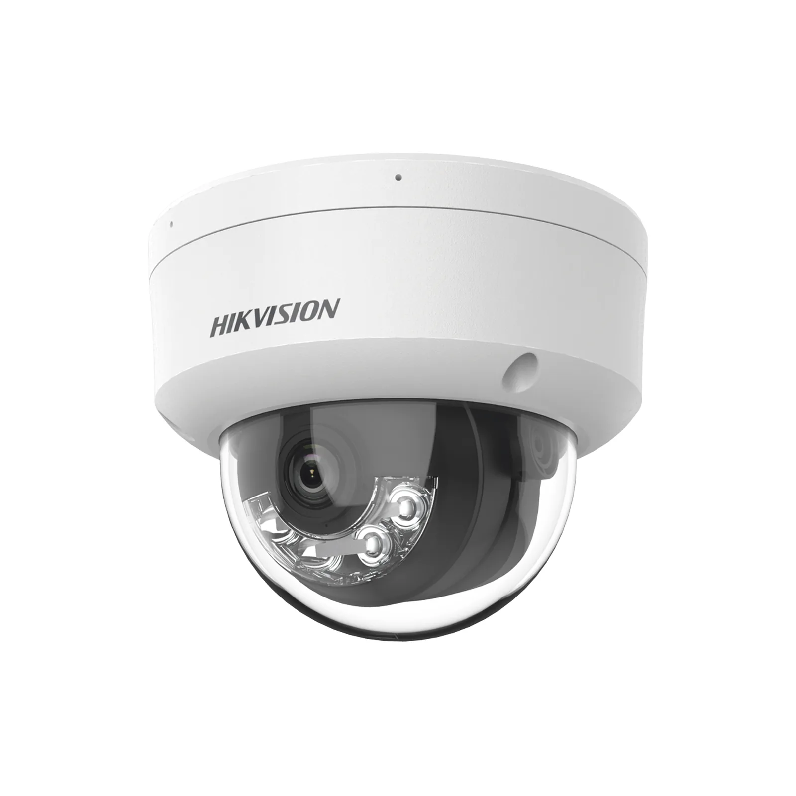 [Dual Light] Domo IP 8 Megapixel (4K) / Lente 2.8 mm / 30 mts IR + 30 mts Luz Blanca / Micrófono Integrado / Antivandálico IK08 / ACUSENSE Lite / Exterior IP67 / H.265 / PoE / Micro SD