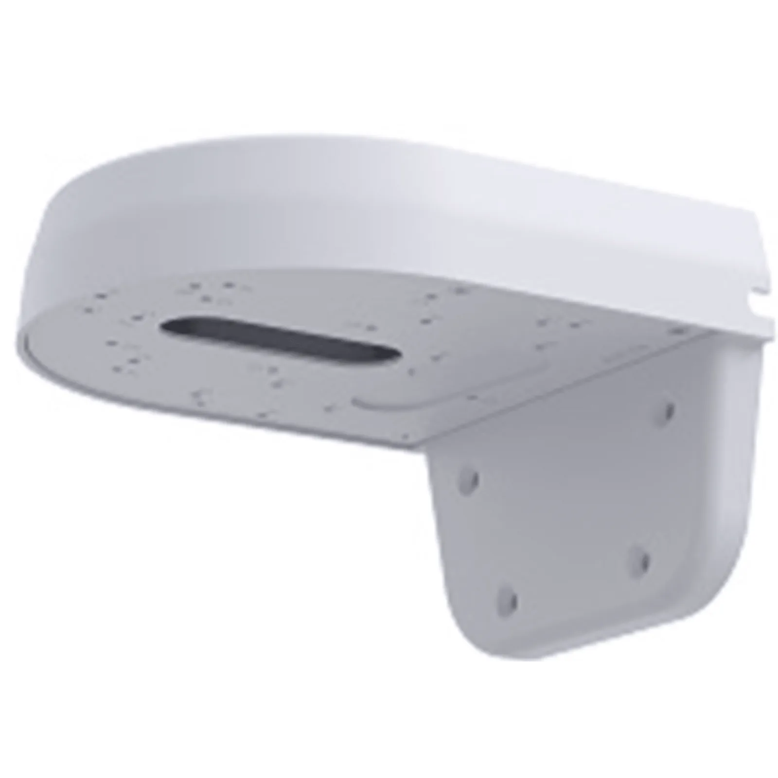 Soporte de montaje en pared para cámaras IP Serie 30, en aluminio inyectado y acero SECC, para interior y exterior