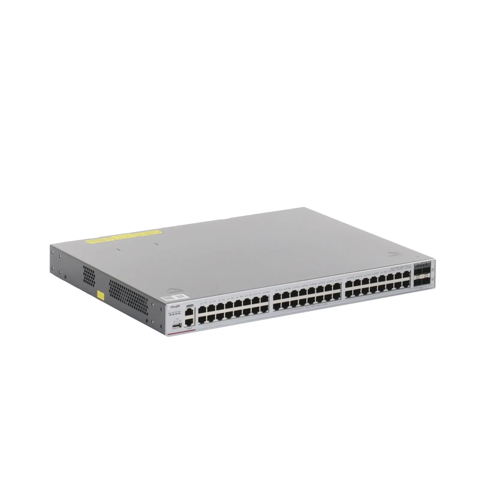 Switch Core Administrable Capa 3 con 48 puertos Gigabit + 4 SFP+ para fibra 10Gb, gestión gratuita desde la nube.