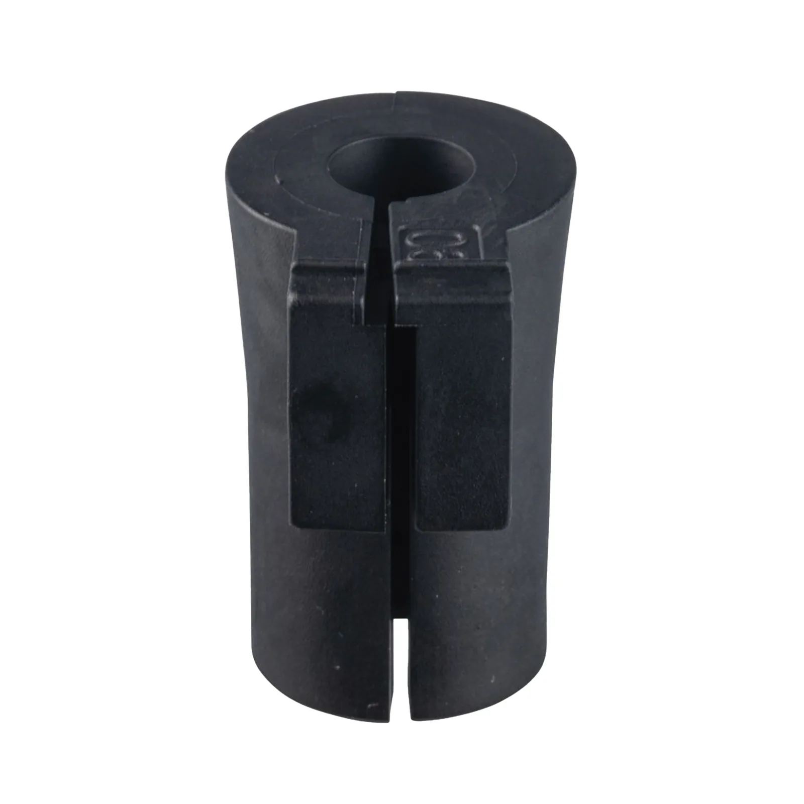 Pasacable Grommet de Entrada de Cable Terminado, Sencillo y Pequeño, 0.24"-0.28", Color Negro. Paquete de 12 Piezas